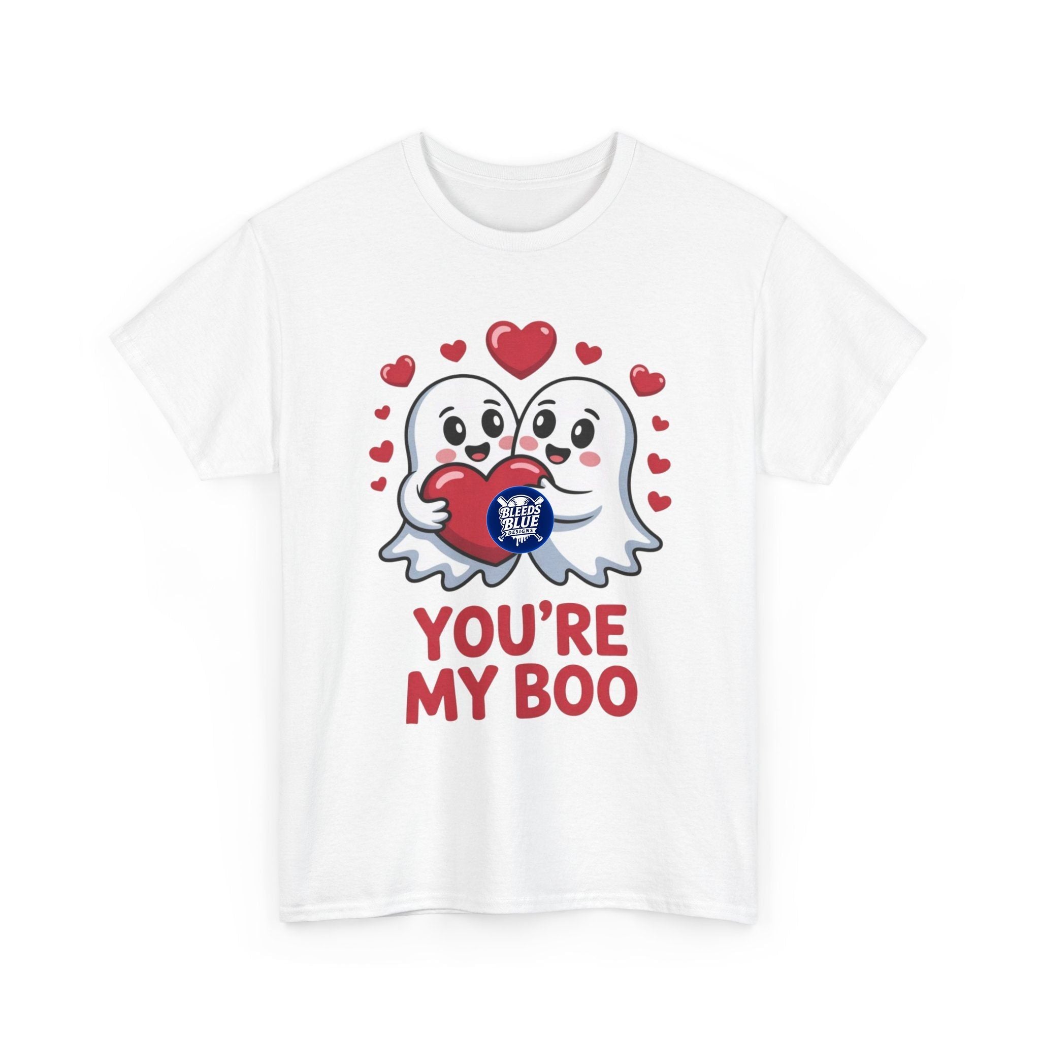 You’re My Boo Valentine Ghost Couple Tee Shirt – Unisex Heavy Cotton Casual Fit