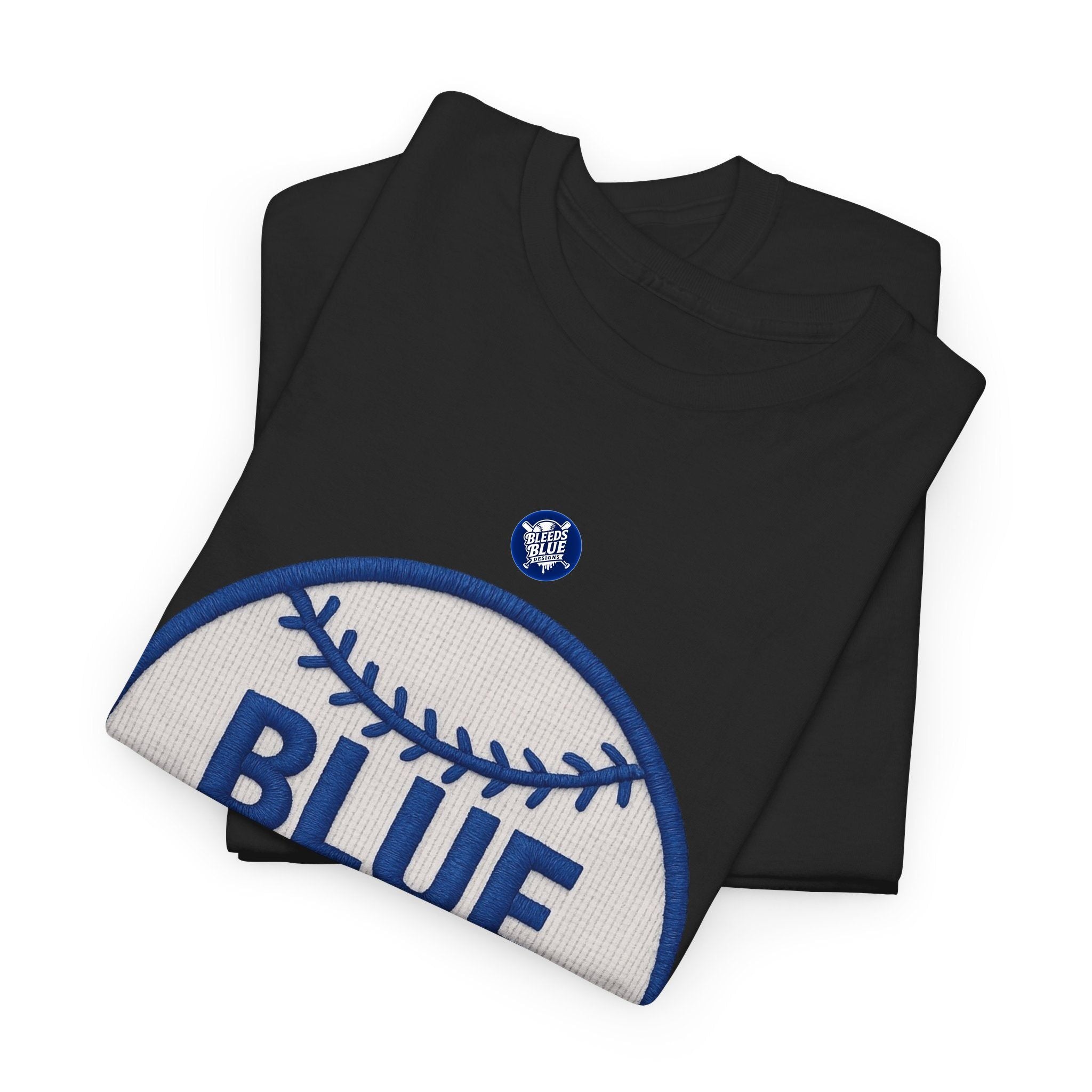 Blue Crew Baseball T‑Shirt — Vintage Style Team Tee