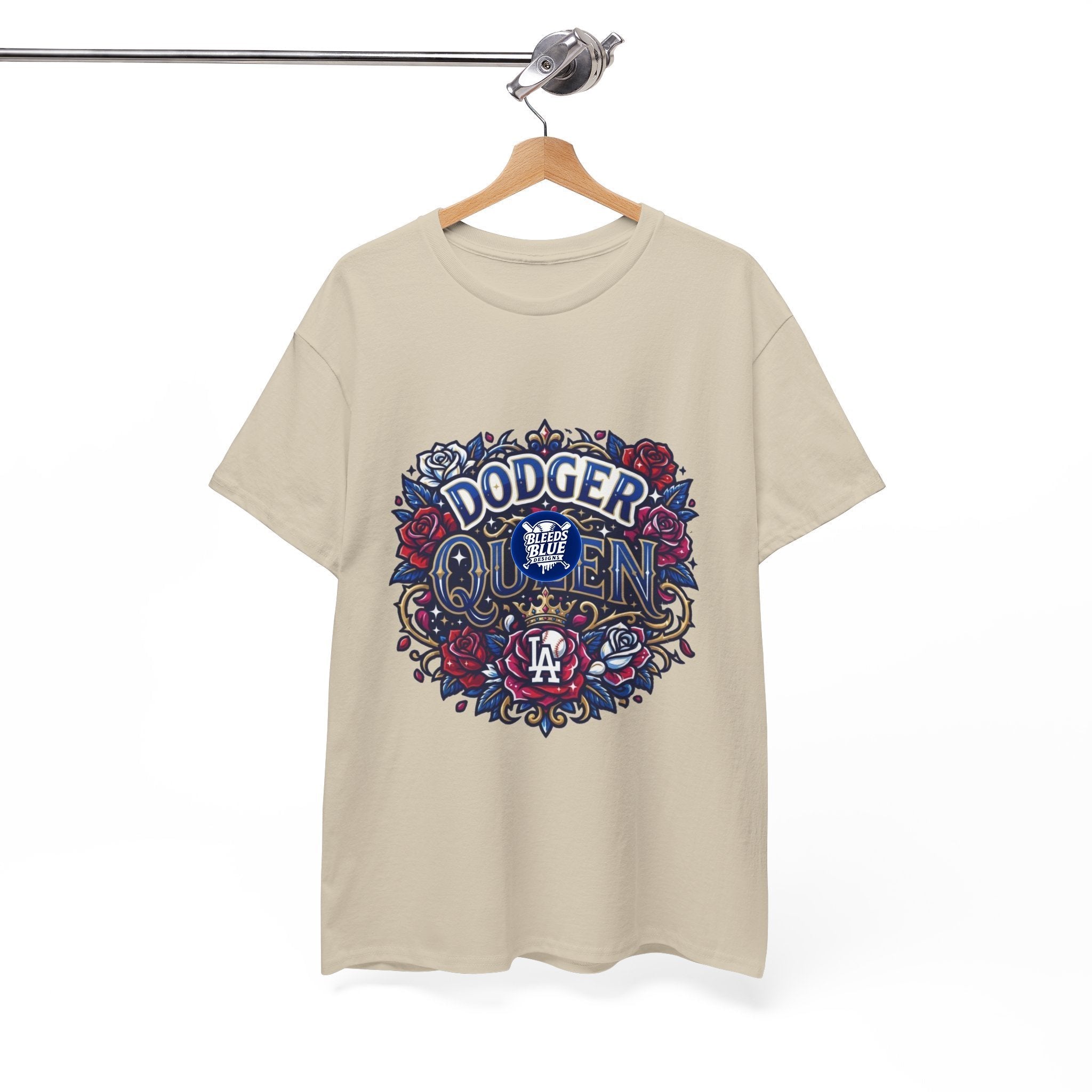 Dodger Queen Floral Baseball Tee