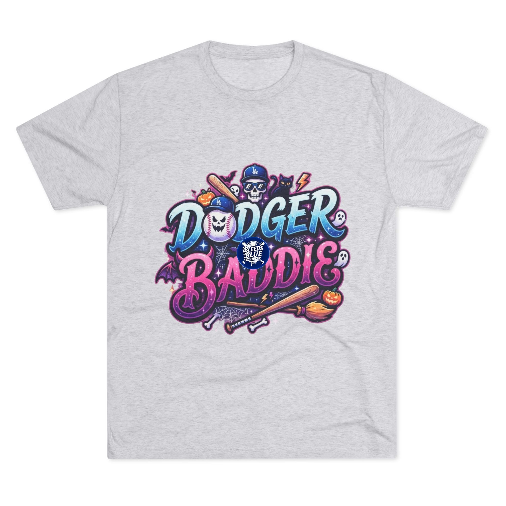 Dodger Baddie Spooky Season T-Shirt — Cute, Edgy Sports Graphic Tee