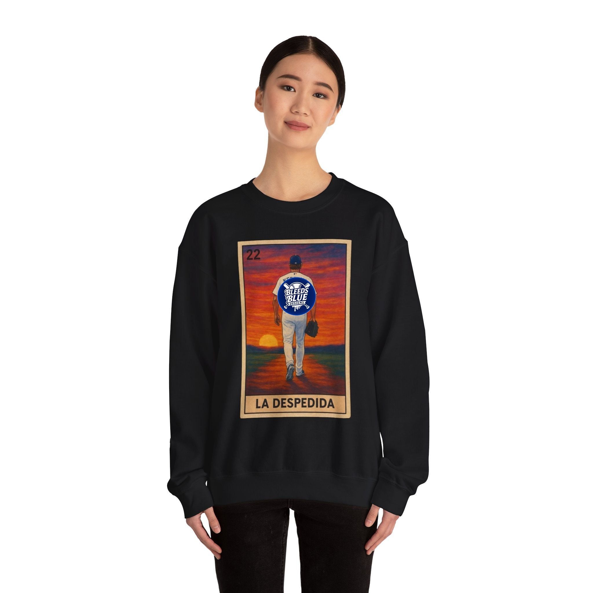Kershaw "La Despedida" Loteria Card Sweatshirt - Unisex Crewneck Casual Streetwear