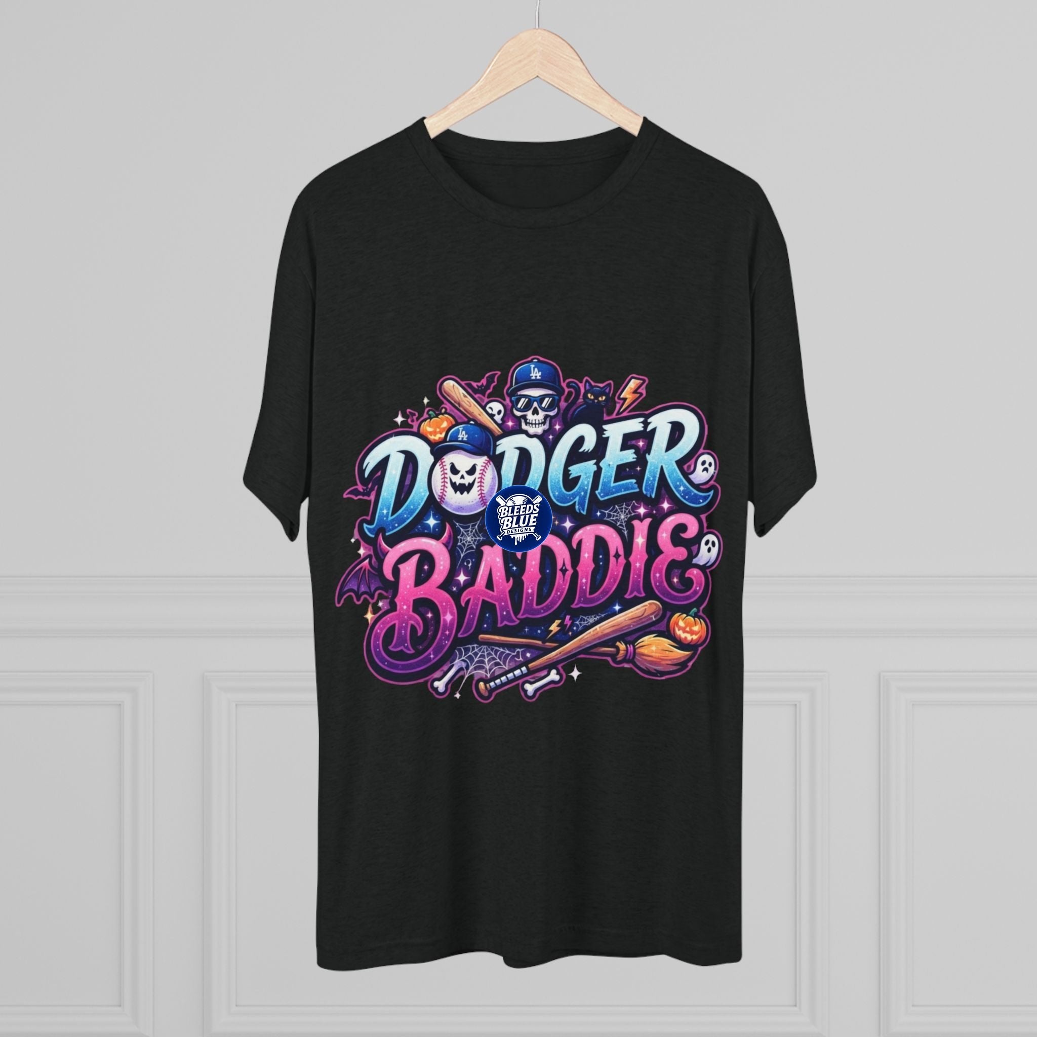 Dodger Baddie Spooky Season T-Shirt — Cute, Edgy Sports Graphic Tee