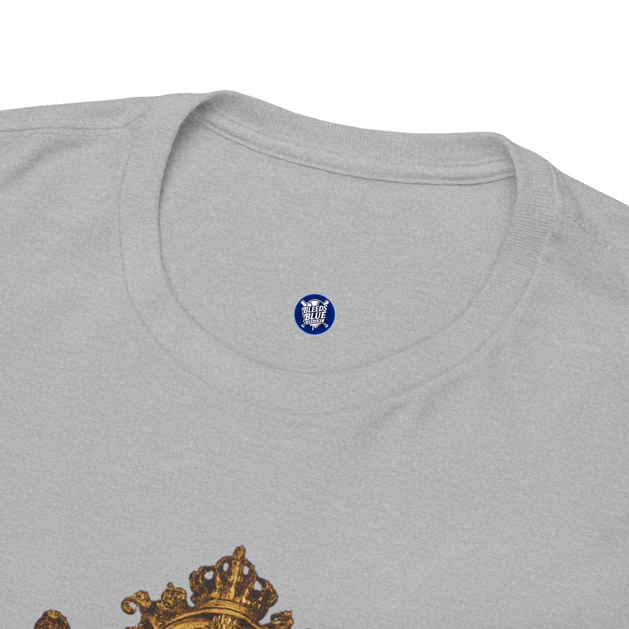 Kershaw Baseball Throne T-Shirt — Player on Throne Graphic Tee