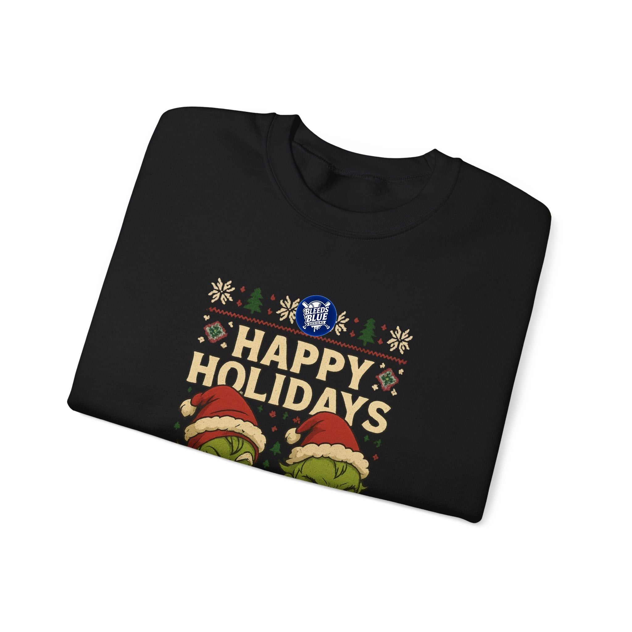 Holiday Ugly Christmas Baby Grinchies Sweatshirt - Unisex Crewneck Casual Streetwear