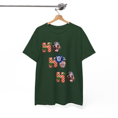 Holiday Kike Ho Ho Ho Tee Shirt - Unisex Heavy Cotton Casual Fit