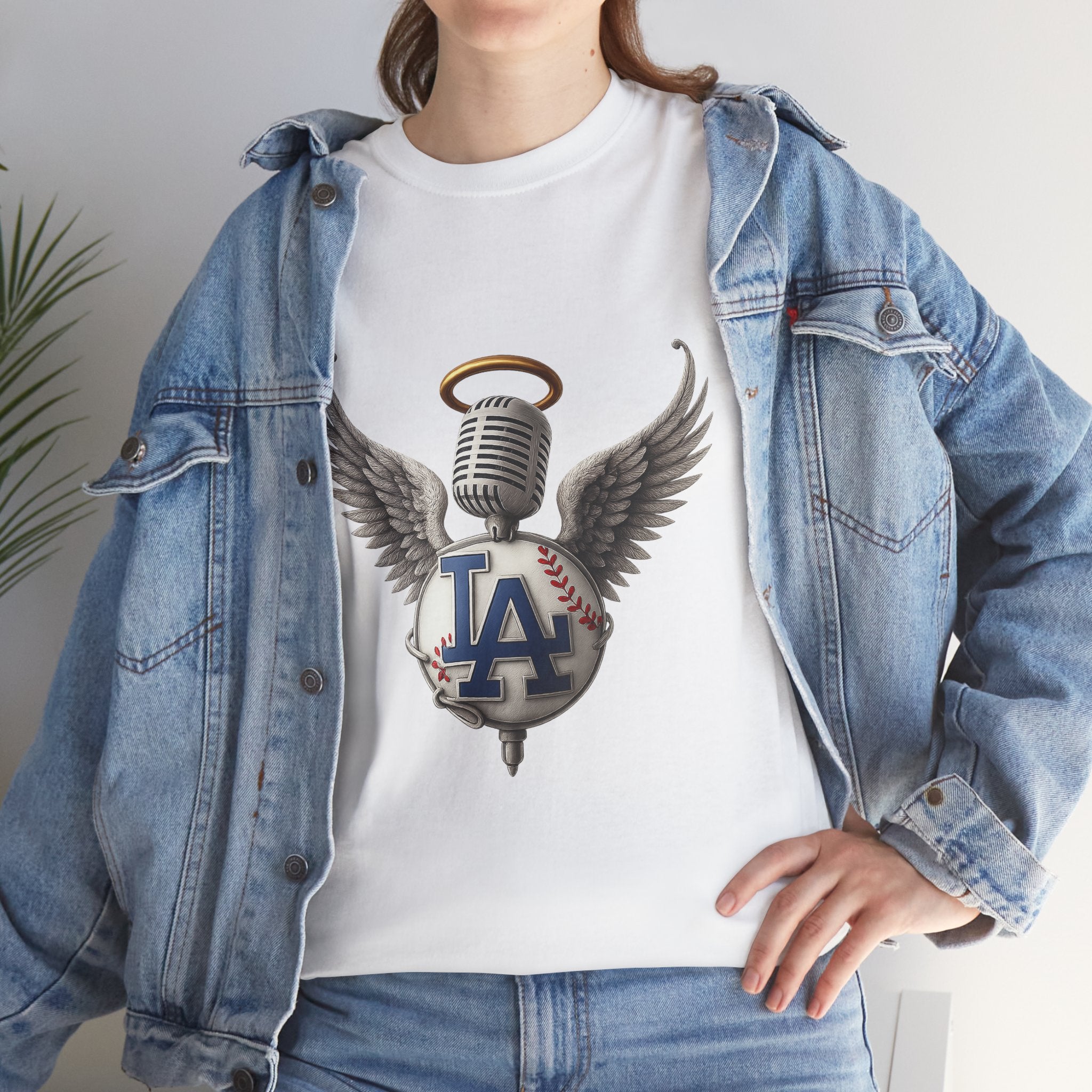 Vin Scully Tribute Tee Shirt - Unisex Heavy Cotton Tee Casual Fit