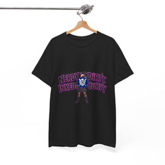 Nerdy Dirty Inked & Curvy T-Shirt — Graphic Tee for Tattooed, Curvy Women