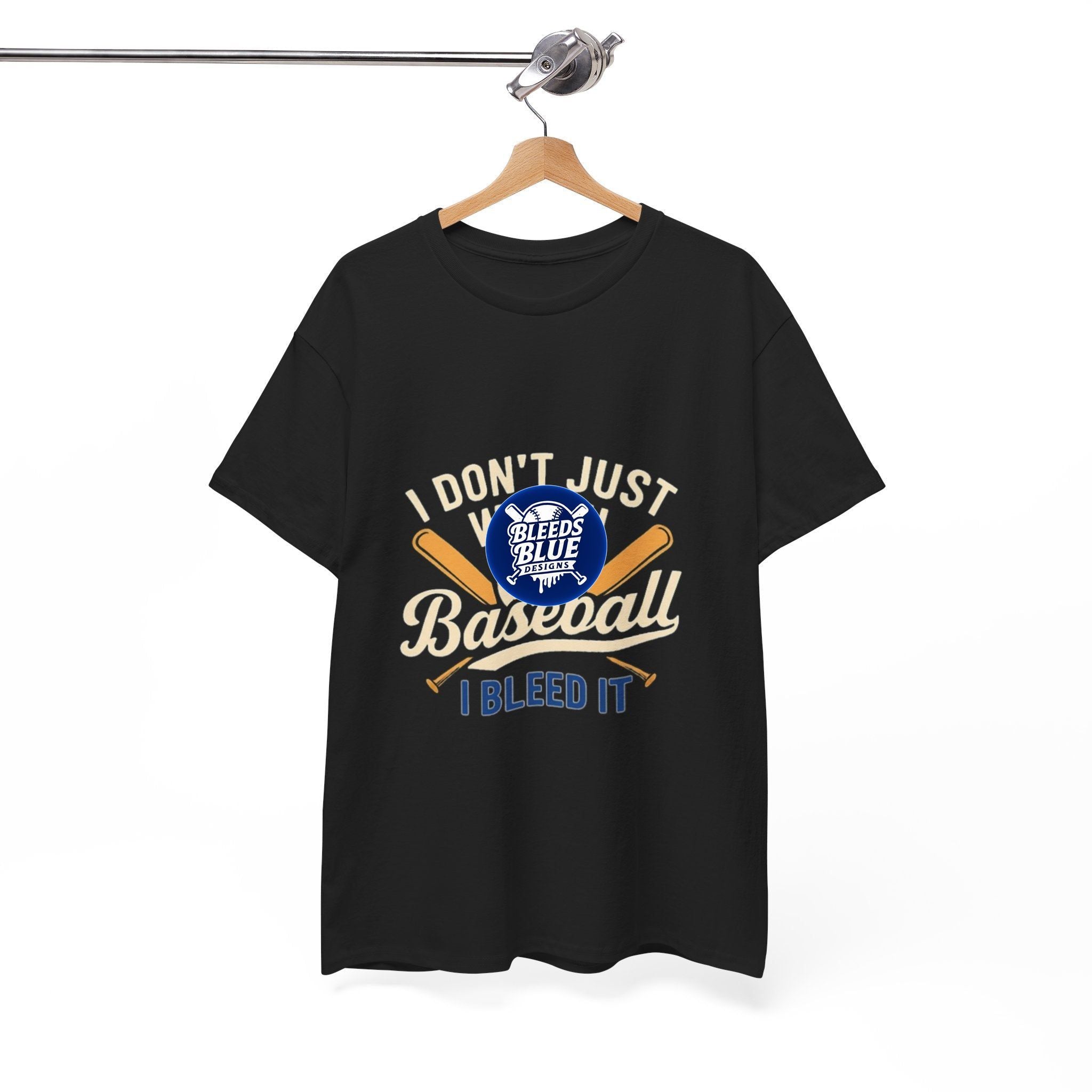 I Don't Just Watch Baseball, I Bleed It T-Shirt — Baseball Fan Tee