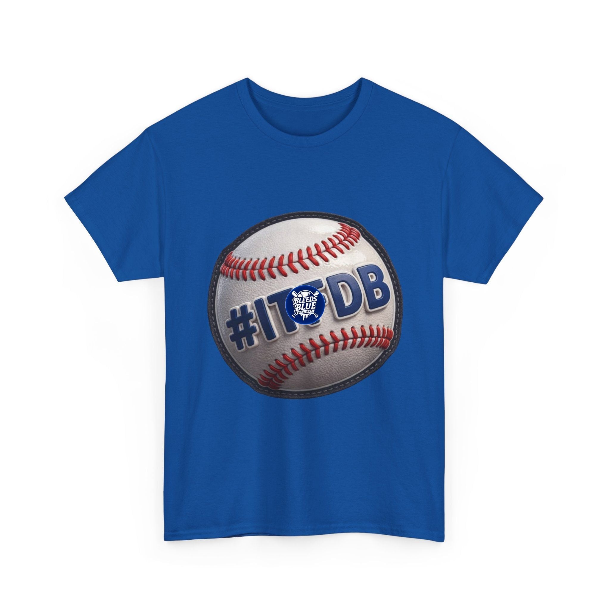 Baseball #ITFDB T‑Shirt — Adult Heavy Cotton Casual Fit