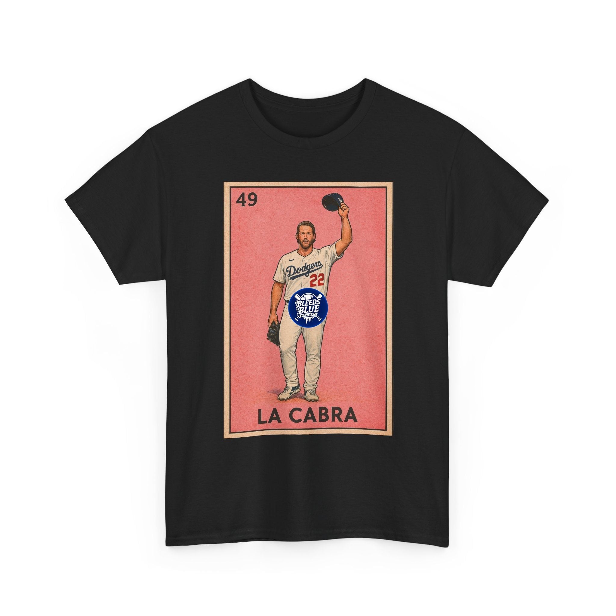 Kershaw La Cabra Loteria Card Tee Shirt - Unisex Heavy Cotton Casual Fit
