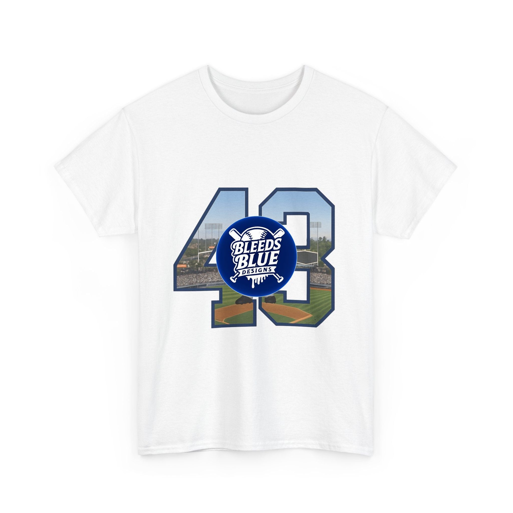Banda Number 43 with a Funko Style Figurine Tee Shirt - Unisex Heavy Cotton Casual Fit