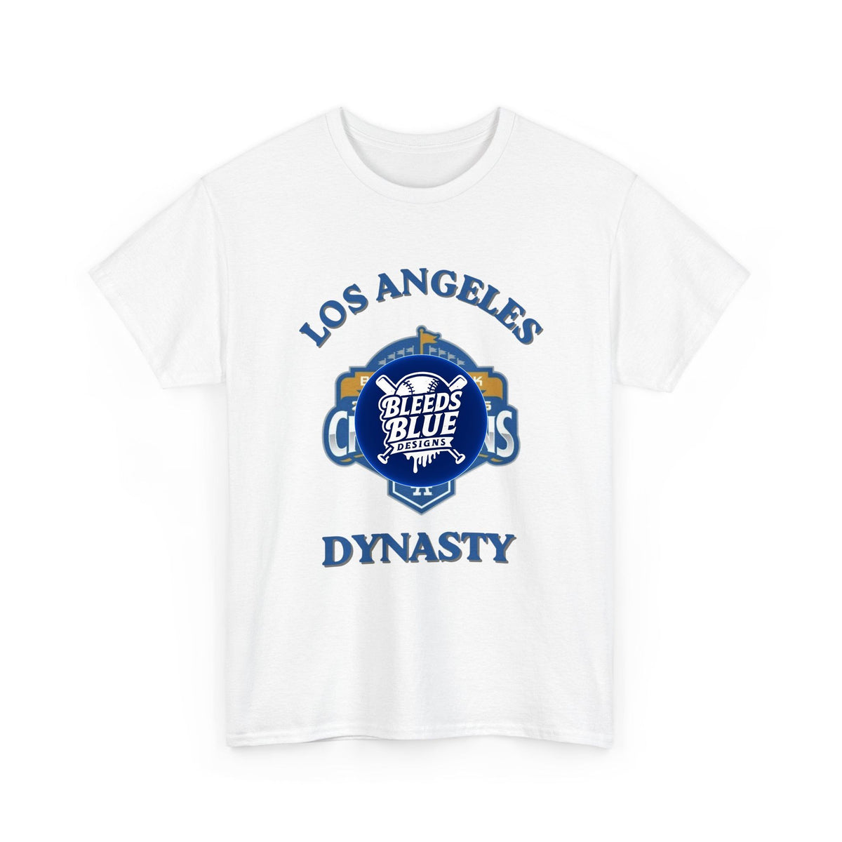 Los Angeles Dynasty Tee Shirt - Unisex Heavy Cotton Casual Fit