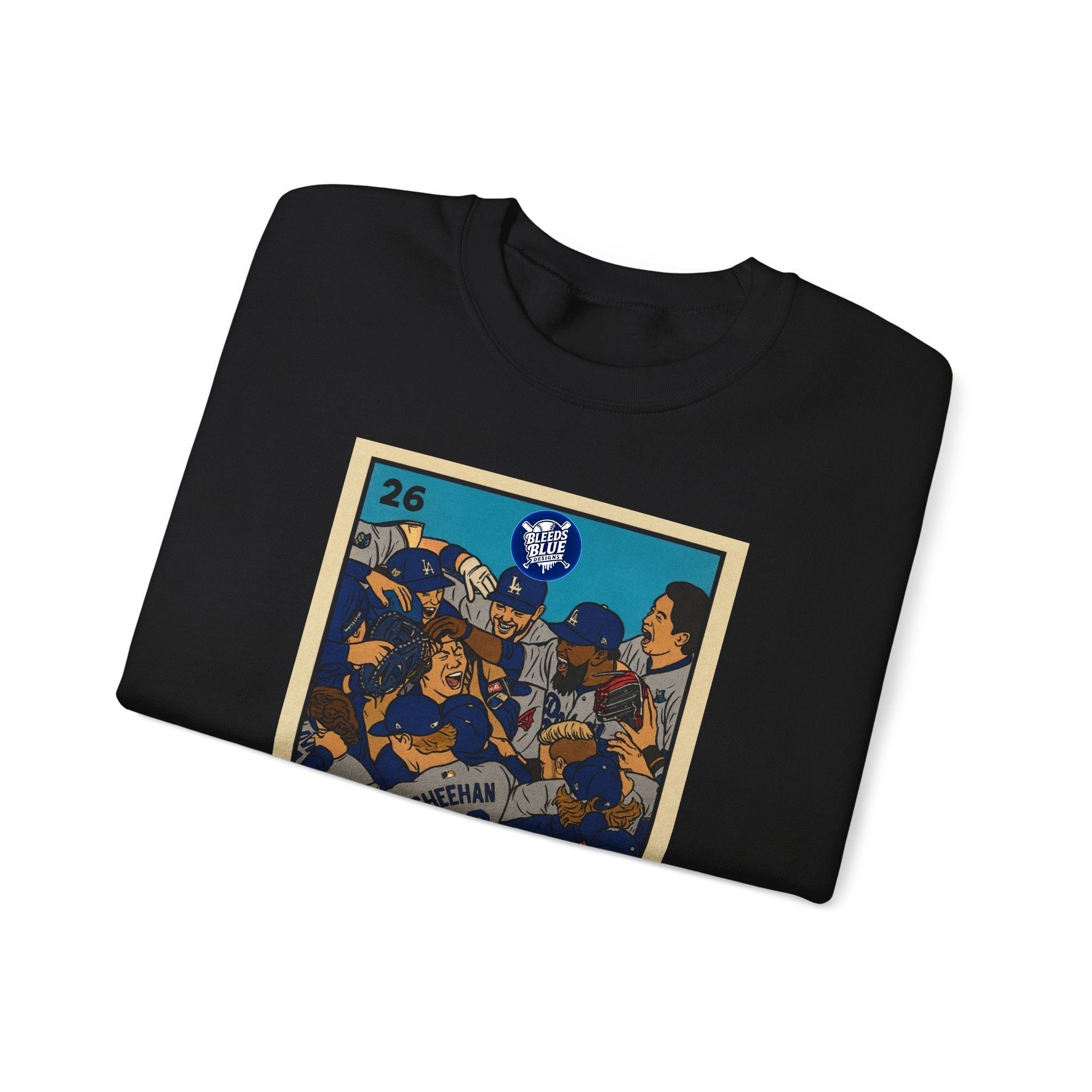 Dodgers "Los Campeones" Loteria Card Sweatshirt - Unisex Crewneck Casual Streetwear