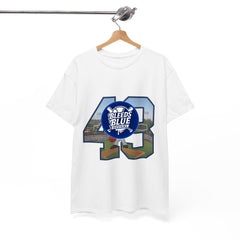 Banda Number 43 with a Funko Style Figurine Tee Shirt - Unisex Heavy Cotton Casual Fit