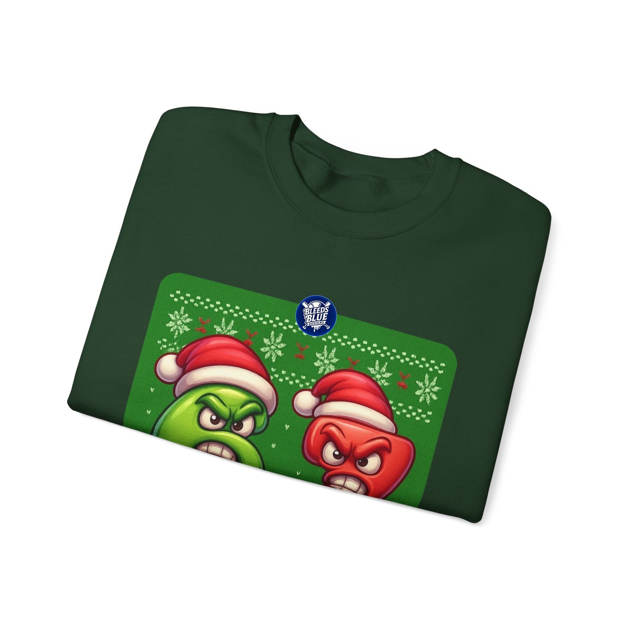 Holiday Ugly Christmas Angry 67 Sweatshirt - Unisex Crewneck Casual Streetwear