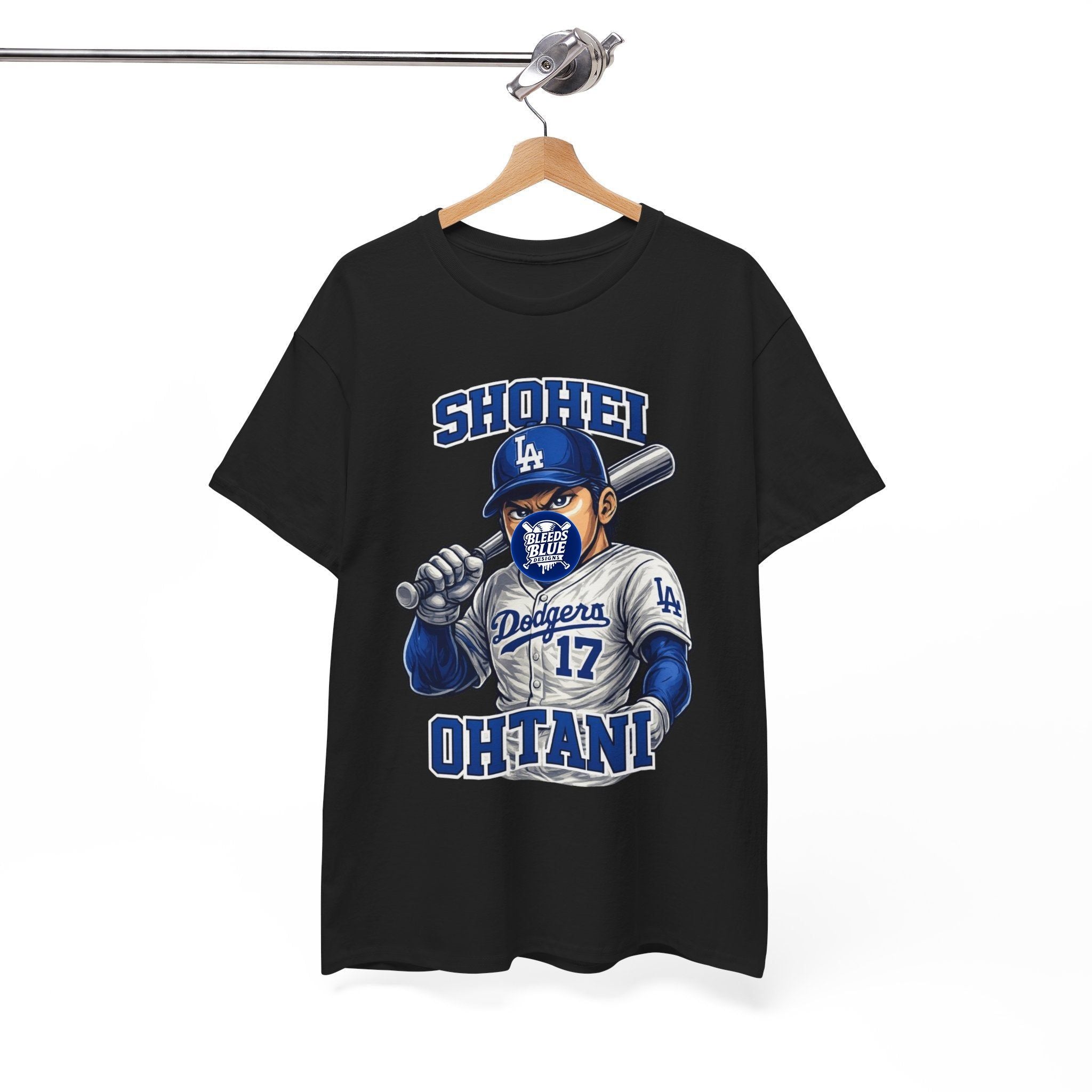 Shohei Ohtani Dodgers Baseball Tee — Player Illustration Jersey Top