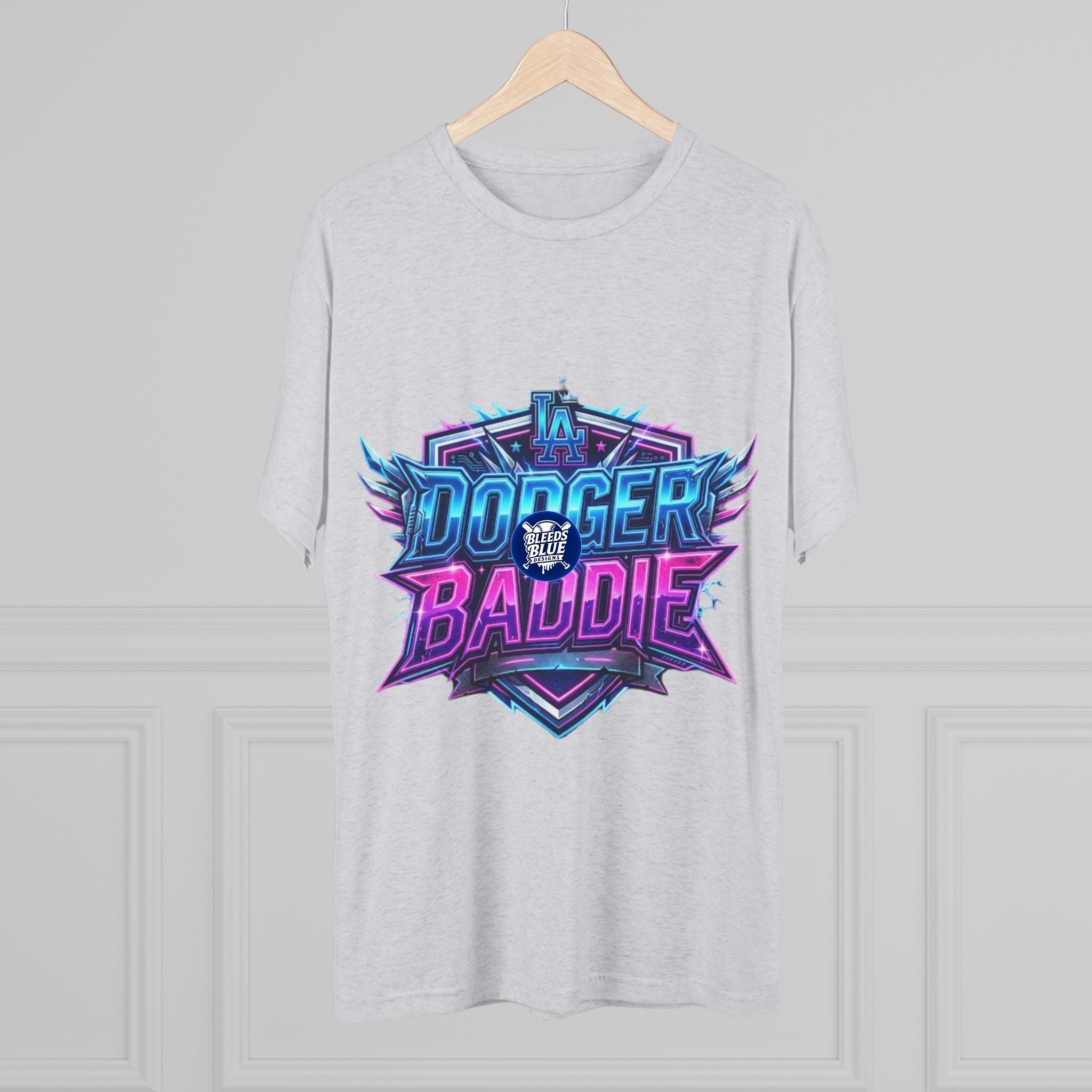 Dodger Baddie Graphic Tee — Retro Neon Gaming Style Shirt