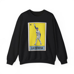 Freeman La Estatua Loteria Card Sweatshirt - Unisex Crewneck Casual Streetwear