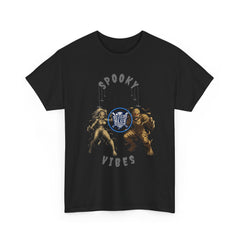 Halloween Spooky Mummy Couple Vibes Anime Tee Shirt - Unisex Heavy Cotton Casual Fit