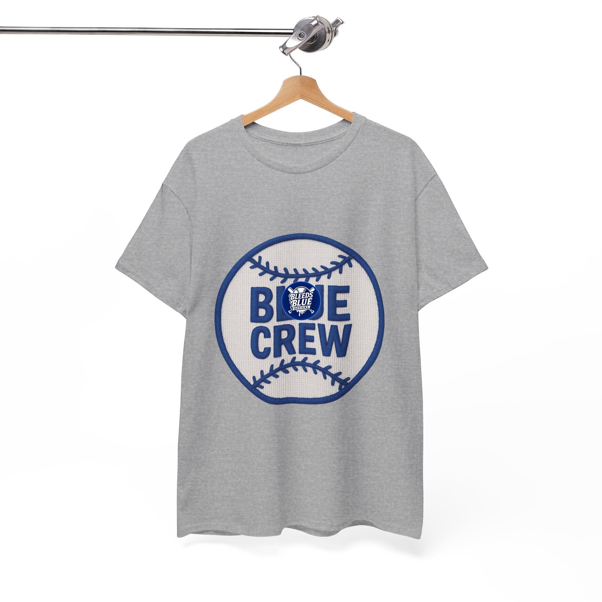 Blue Crew Baseball T‑Shirt — Vintage Style Team Tee