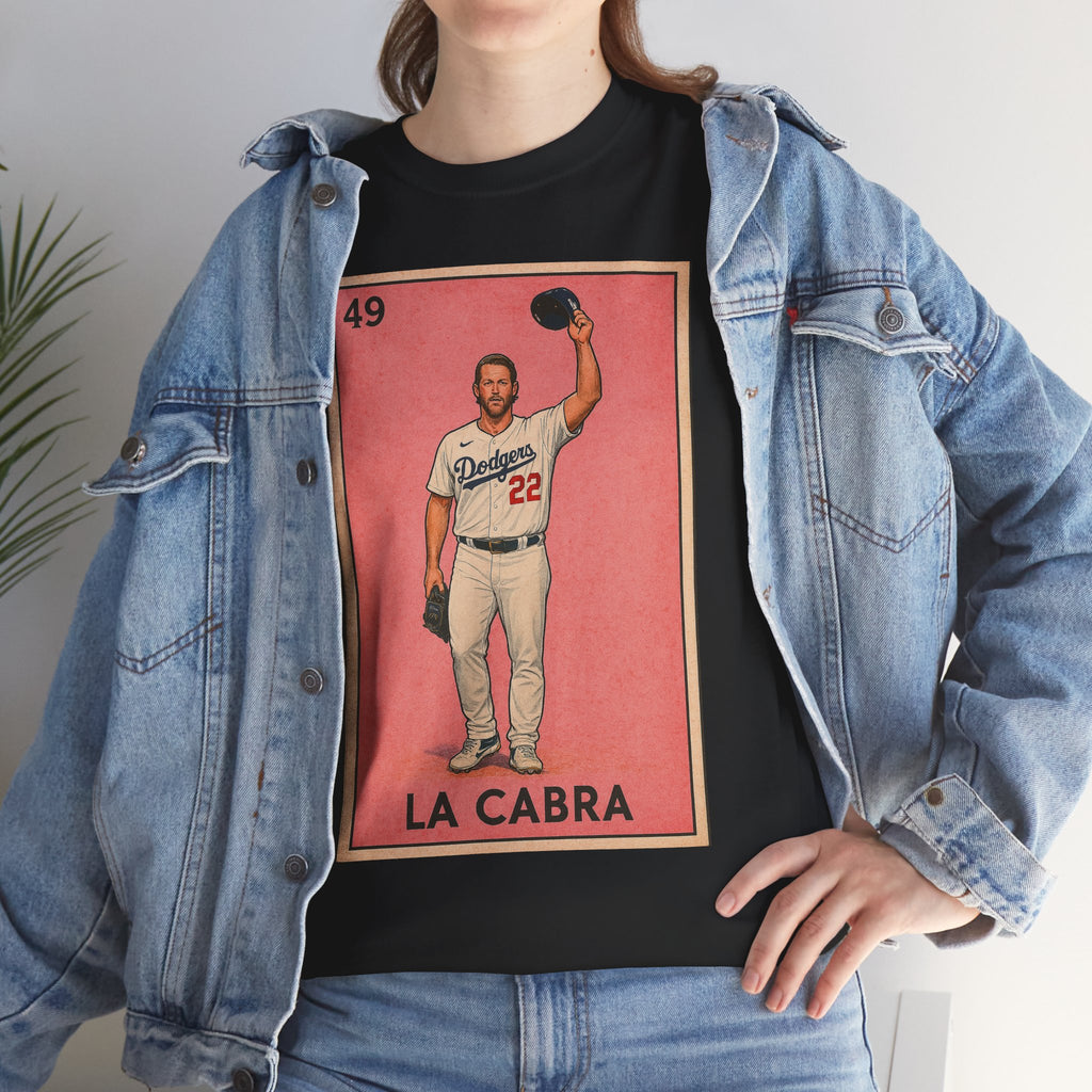 Kershaw La Cabra Loteria Card Tee Shirt - Unisex Heavy Cotton Tee Casual Fit