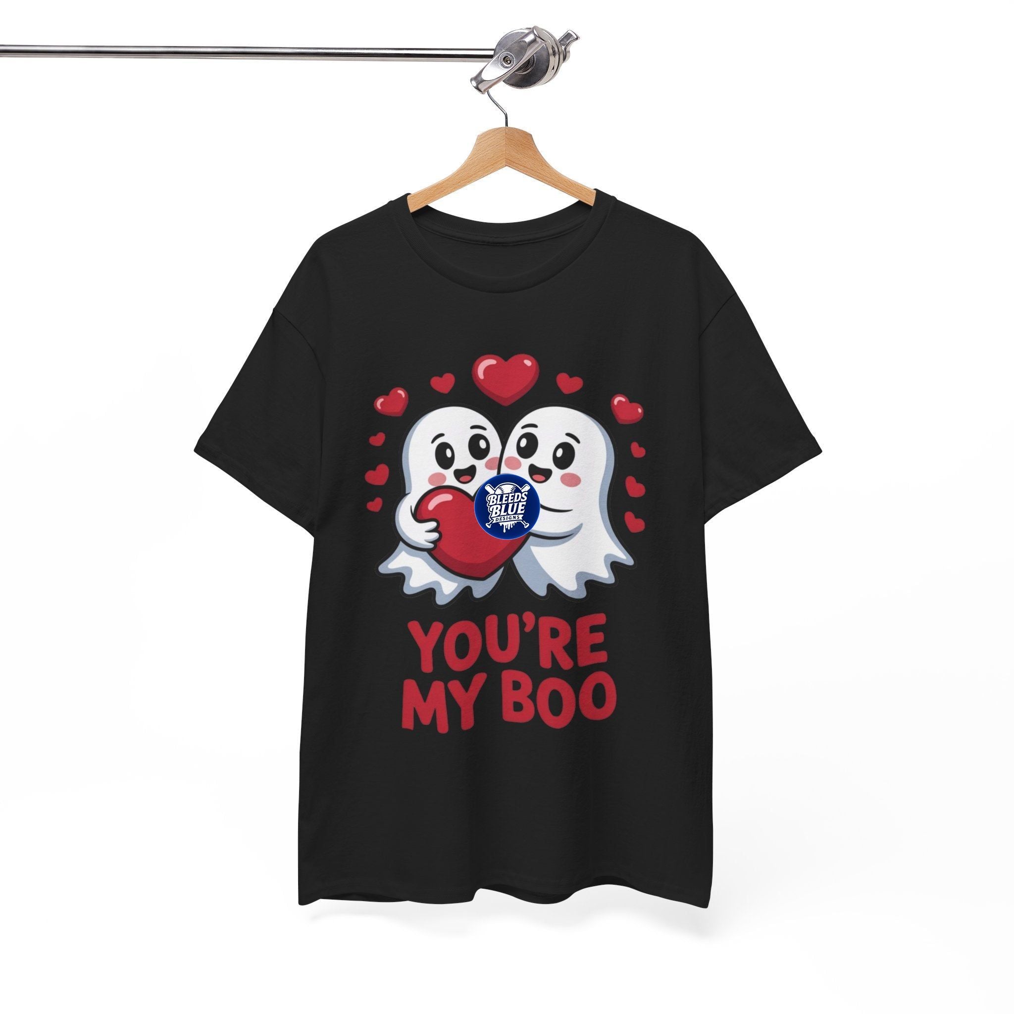 You’re My Boo Valentine Ghost Couple Tee Shirt – Unisex Heavy Cotton Casual Fit