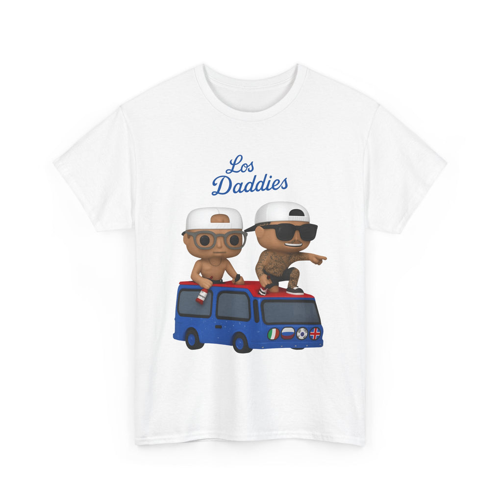Dodgers Kike and Banda Los Daddies Funko Tee Shirt - Unisex Heavy Cotton Tee Casual Fit