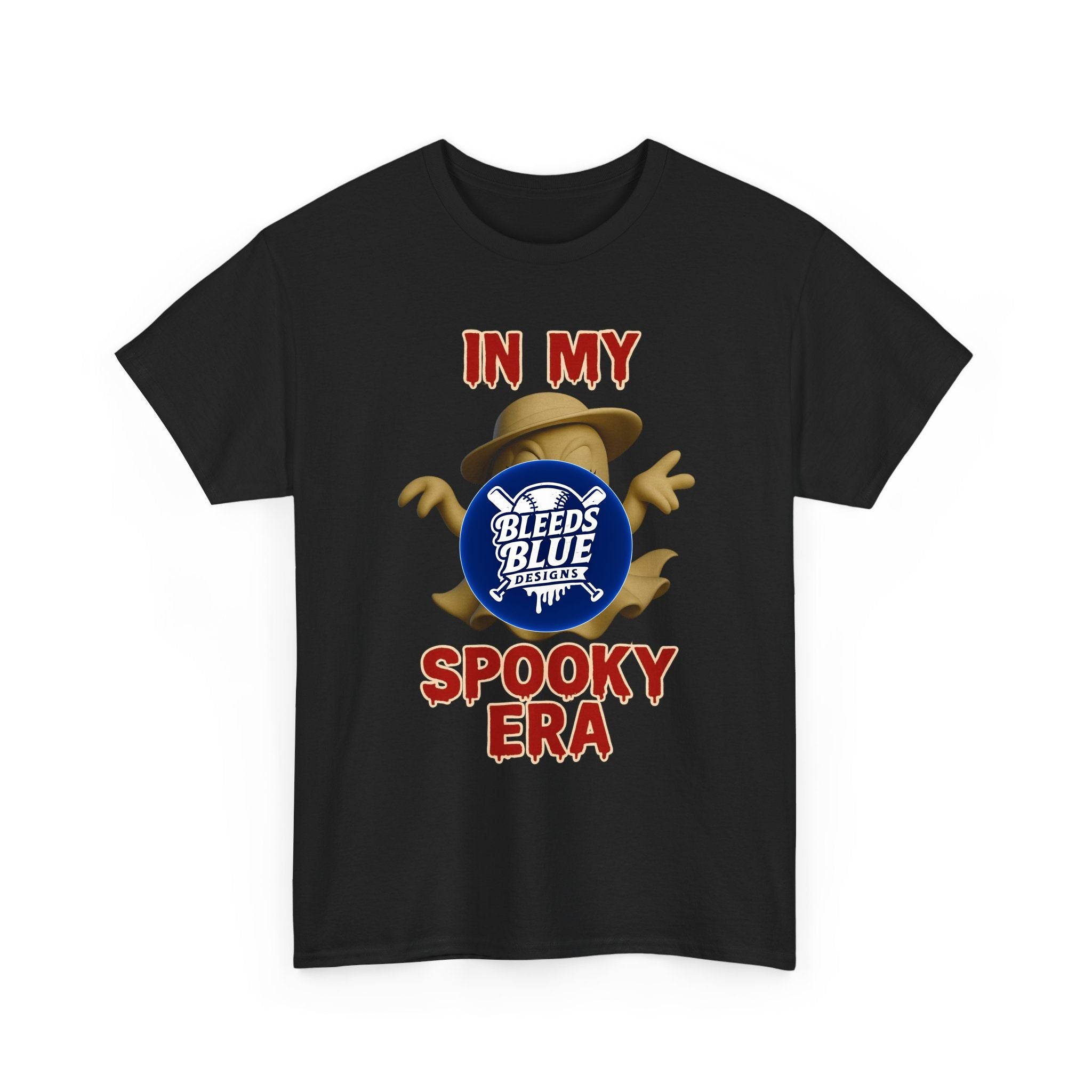 Ghost Fashionista In My Spooky Era Halloween Tee Shirt - Unisex Heavy Cotton Casual Fit
