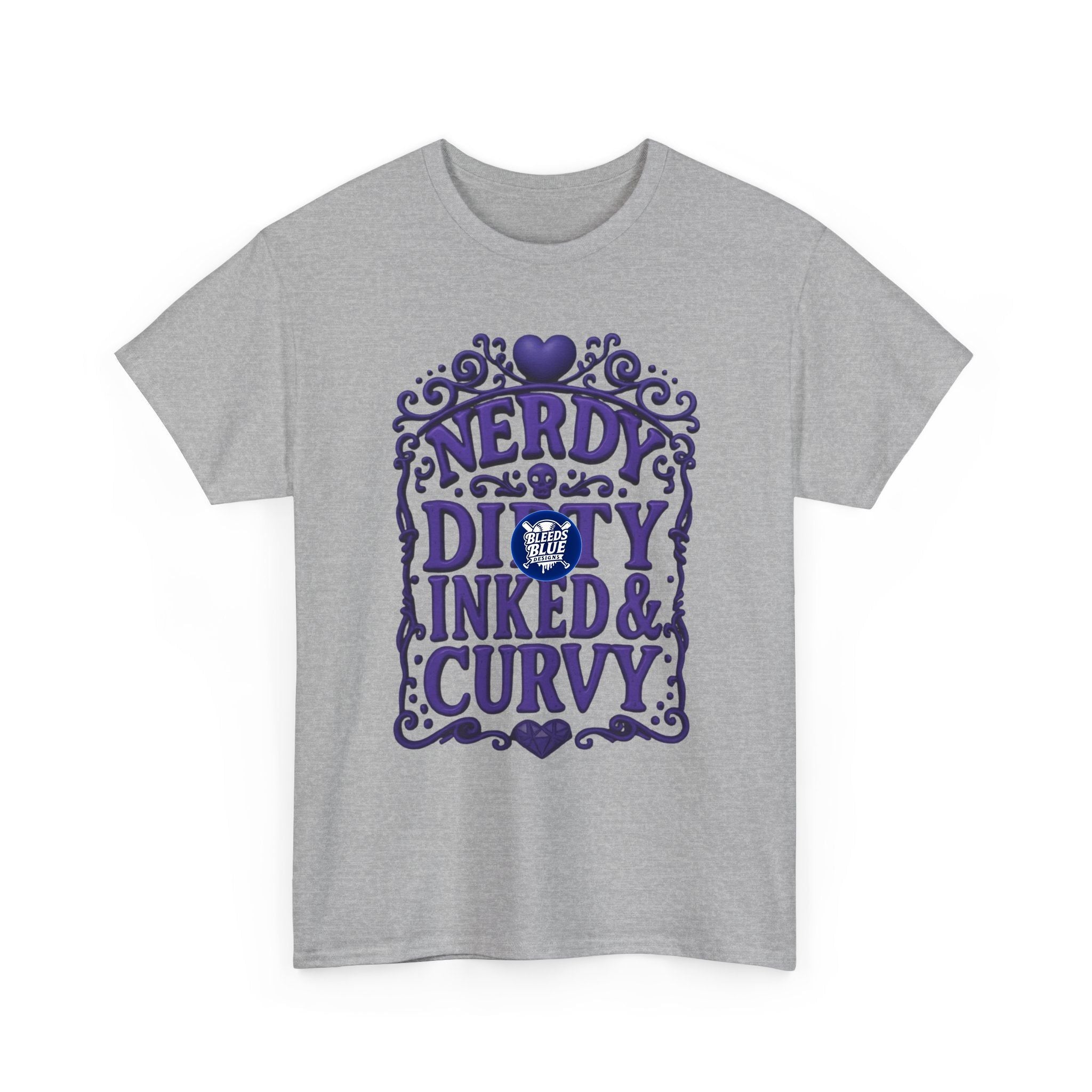 Graphic Tee —Nerdy Dirty Inked & Curvy Feminine Curvy Pride Shirt