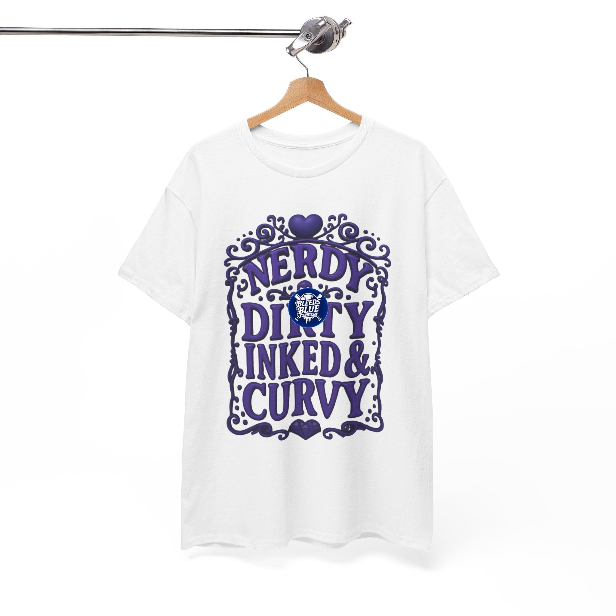 Graphic Tee —Nerdy Dirty Inked & Curvy Feminine Curvy Pride Shirt