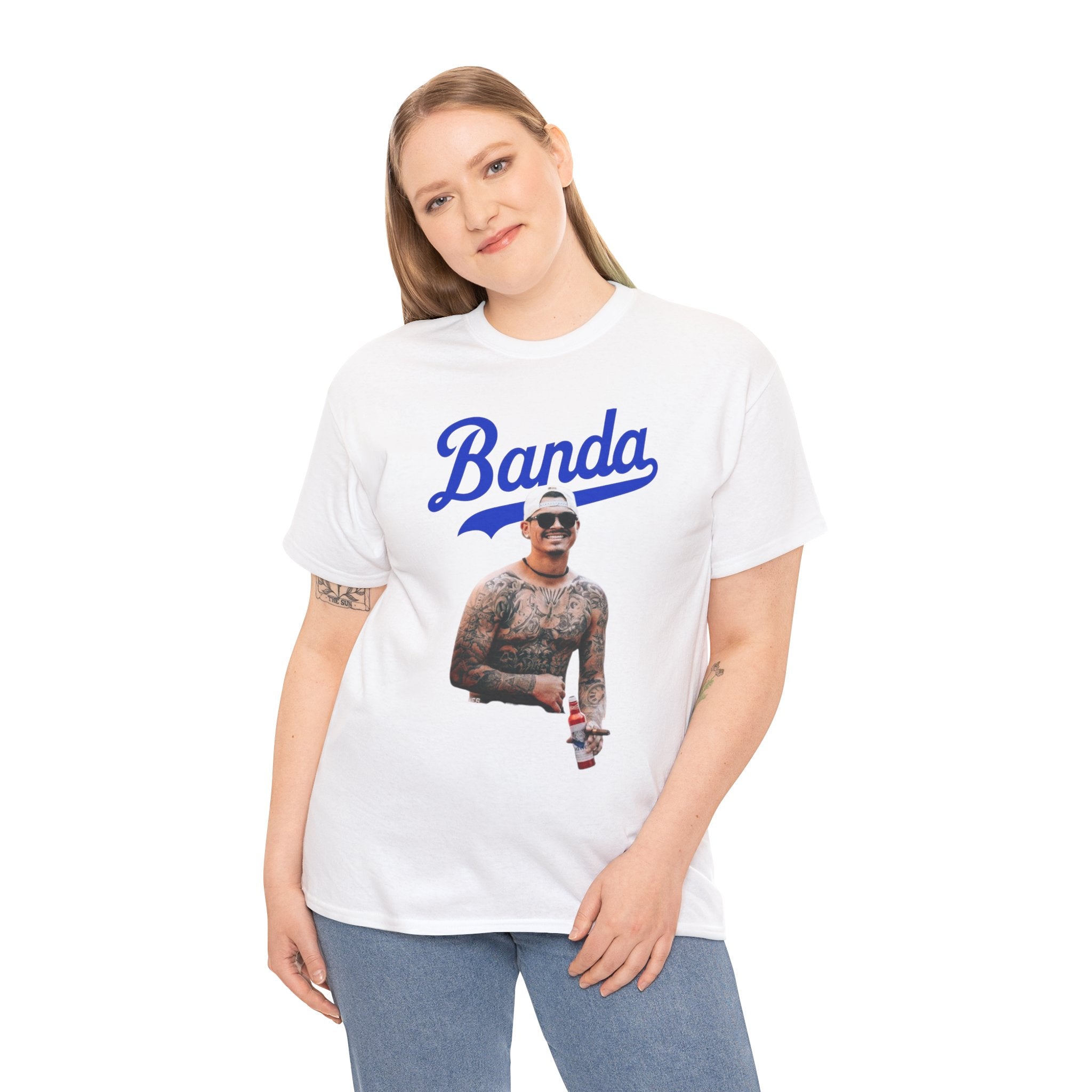 Baseball Dodgers Anthony Banda Tee Shirt - Unisex Heavy Cotton Casual Fit