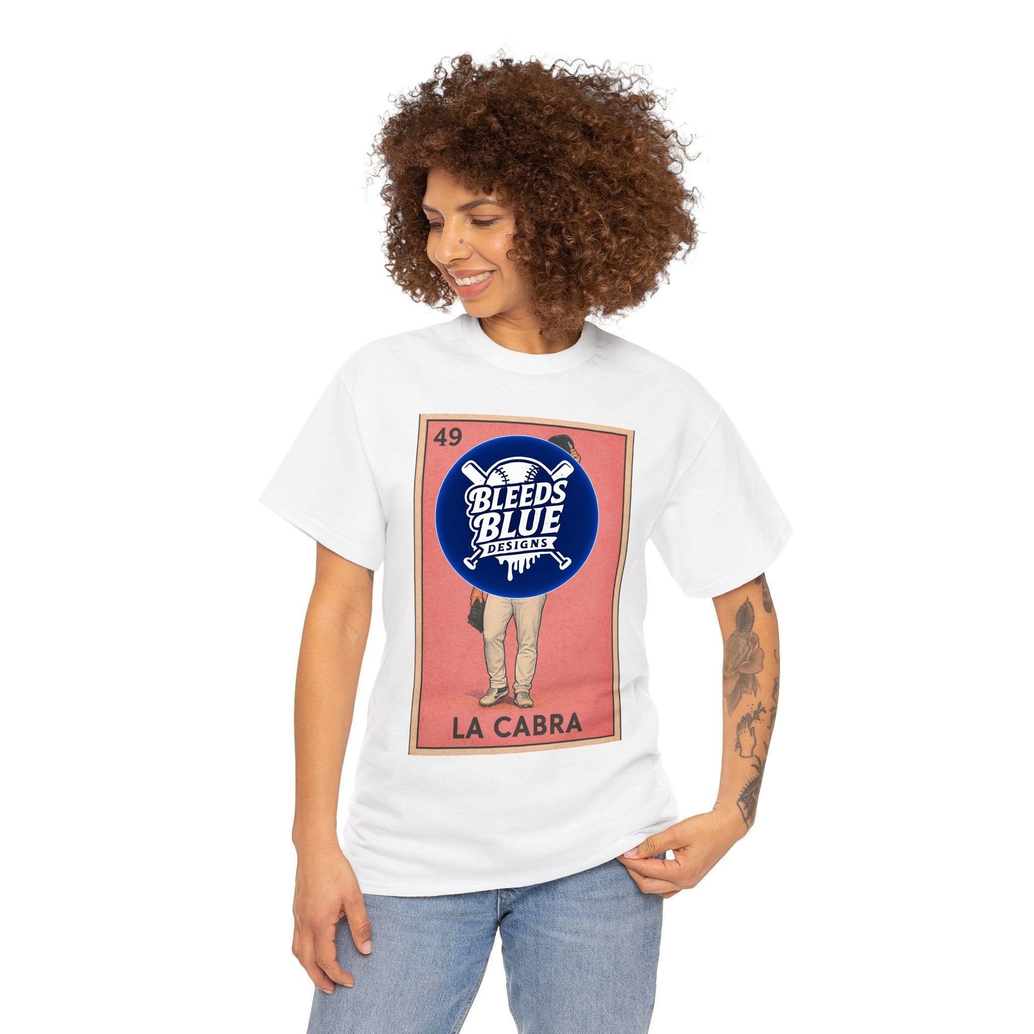 Kershaw La Cabra Loteria Card Tee Shirt - Unisex Heavy Cotton Casual Fit