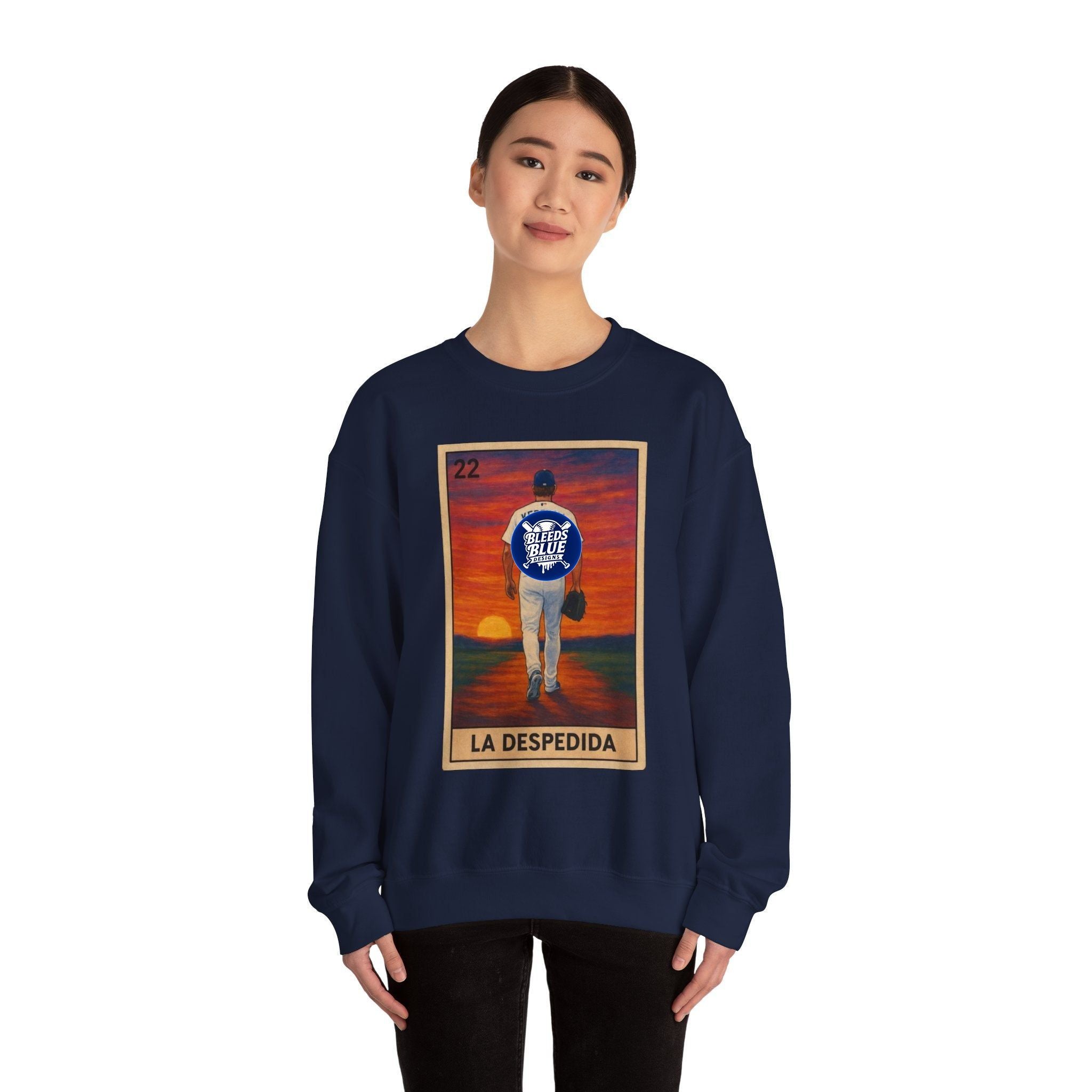 Kershaw "La Despedida" Loteria Card Sweatshirt - Unisex Crewneck Casual Streetwear
