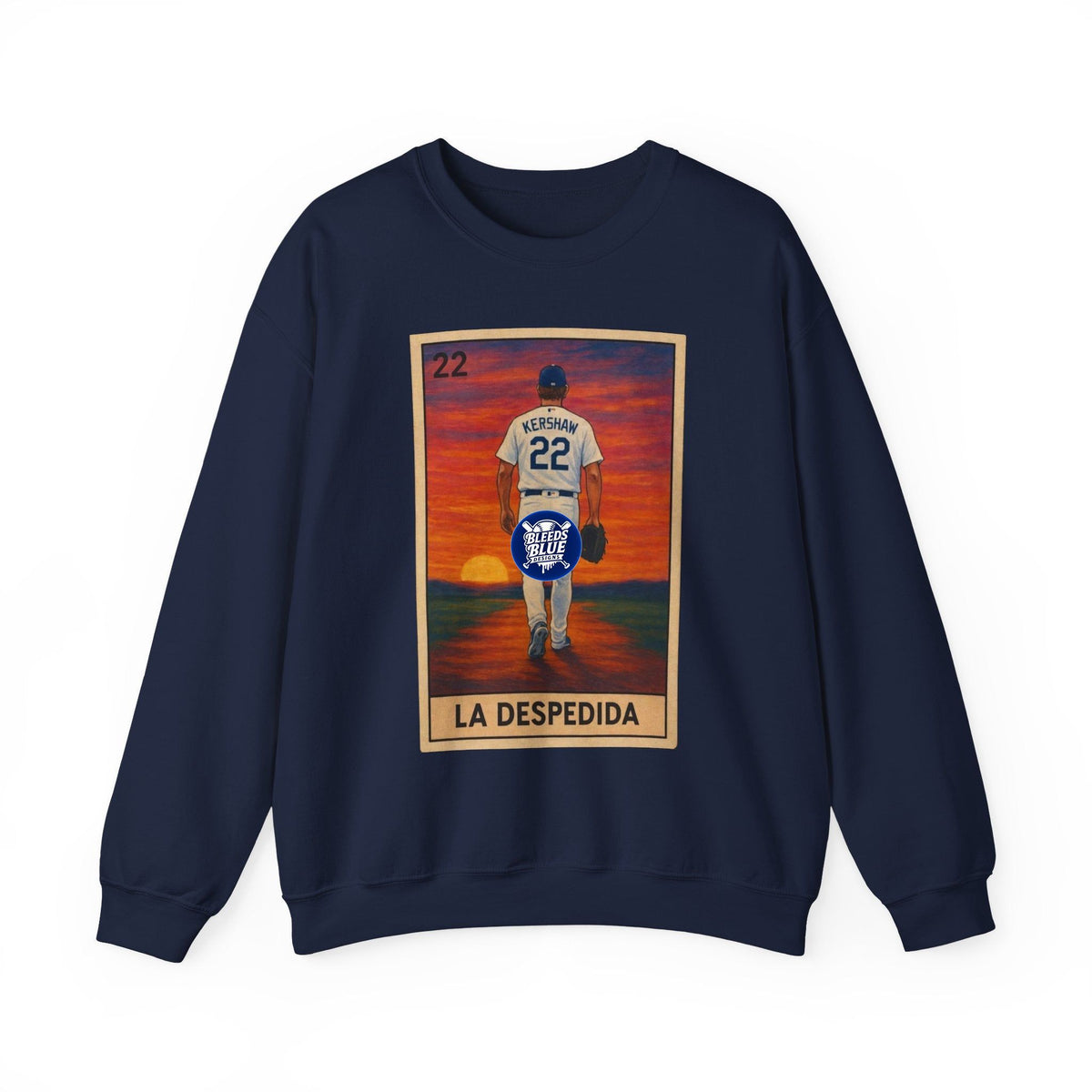 Kershaw "La Despedida" Loteria Card Sweatshirt - Unisex Crewneck Casual Streetwear