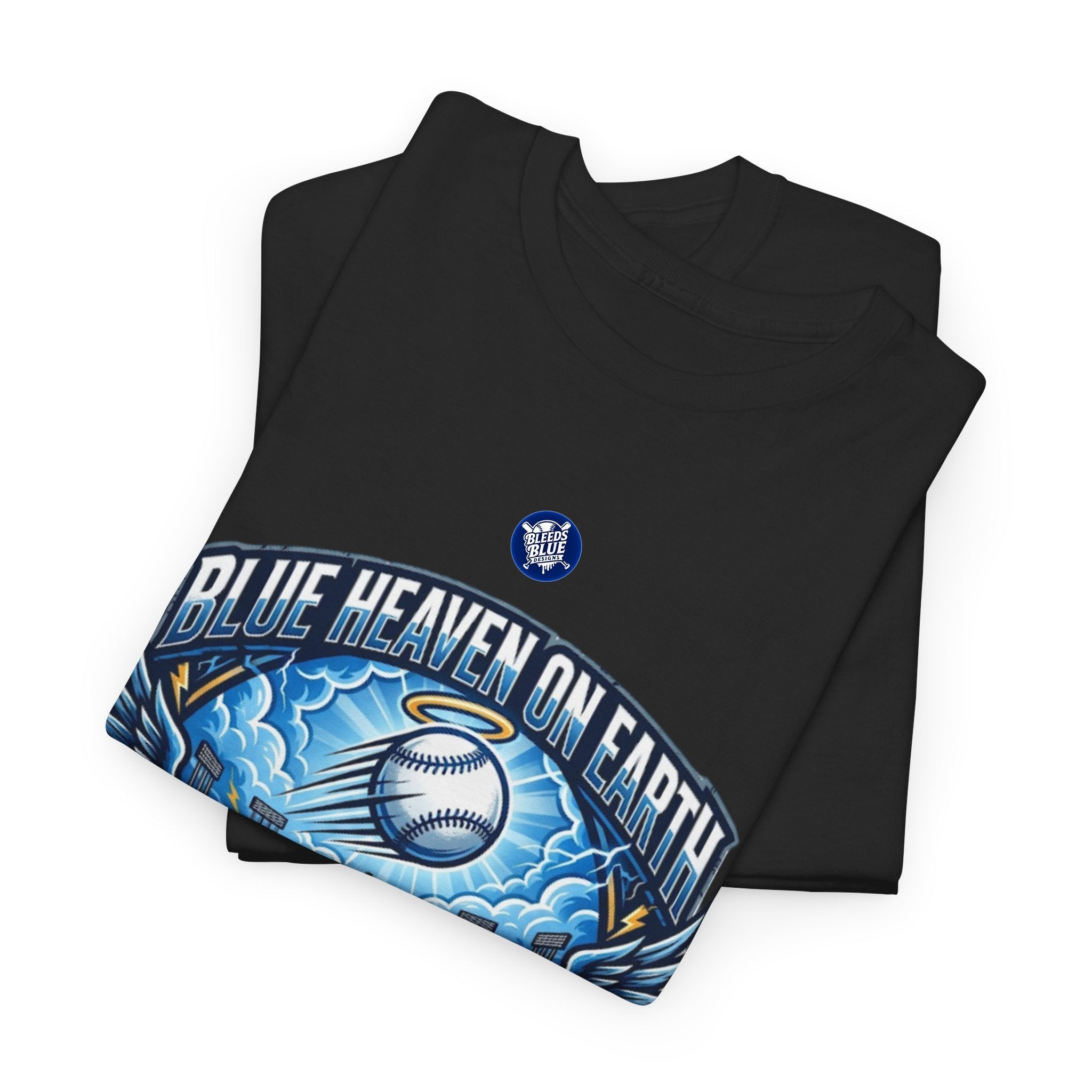 Blue Heaven on Earth Dodgers Stadium T-Shirt — Vintage Baseball Fan Tee