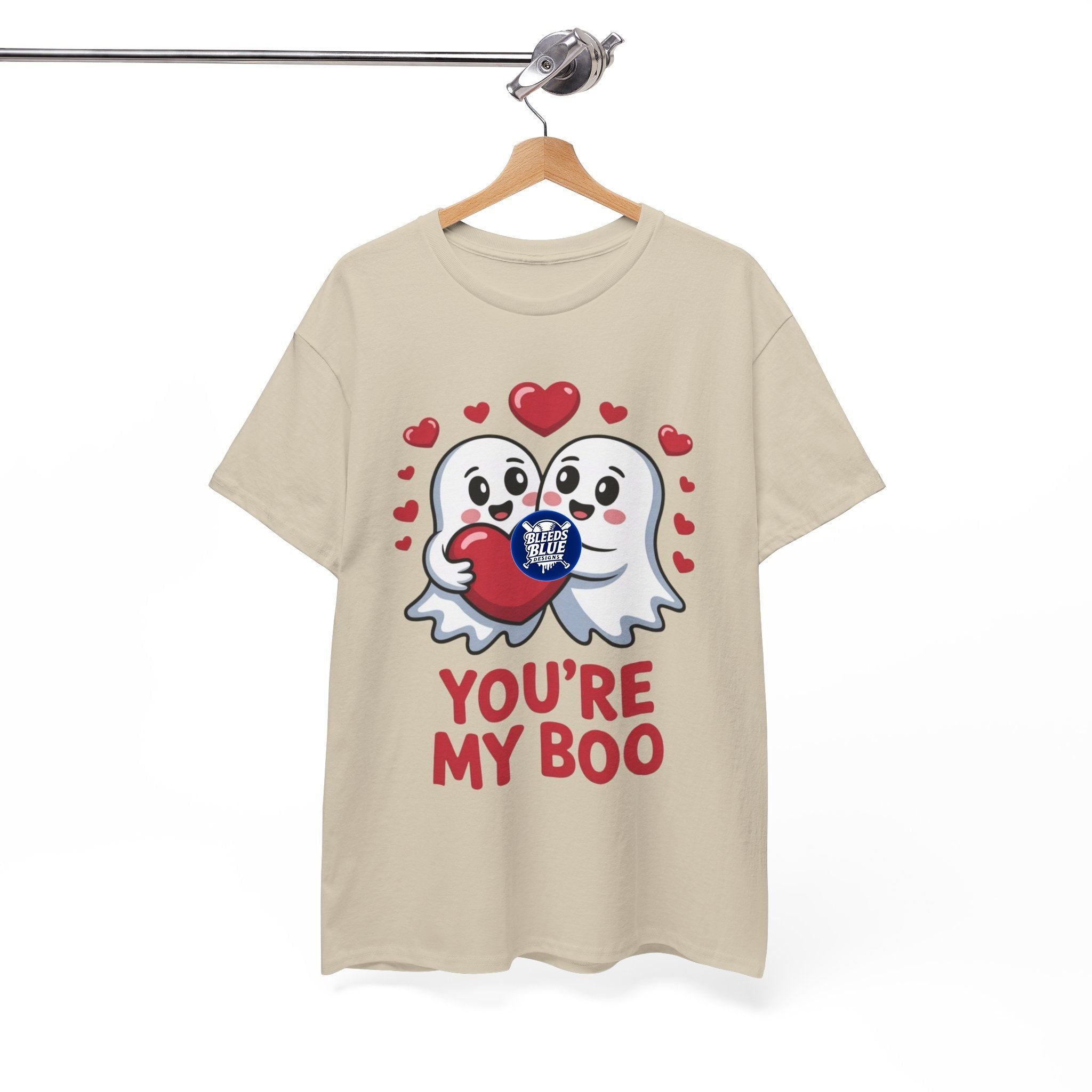 You’re My Boo Valentine Ghost Couple Tee Shirt – Unisex Heavy Cotton Casual Fit
