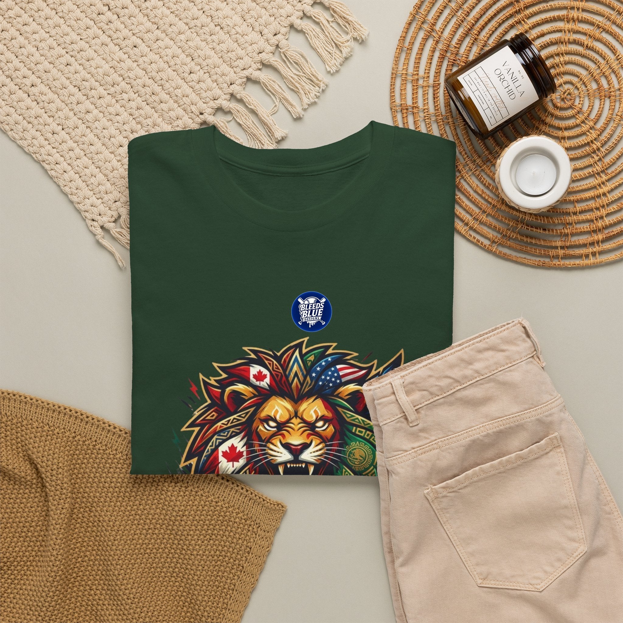World Cup 2026 Lion Soccer T-Shirt — FIFA Fan Tee