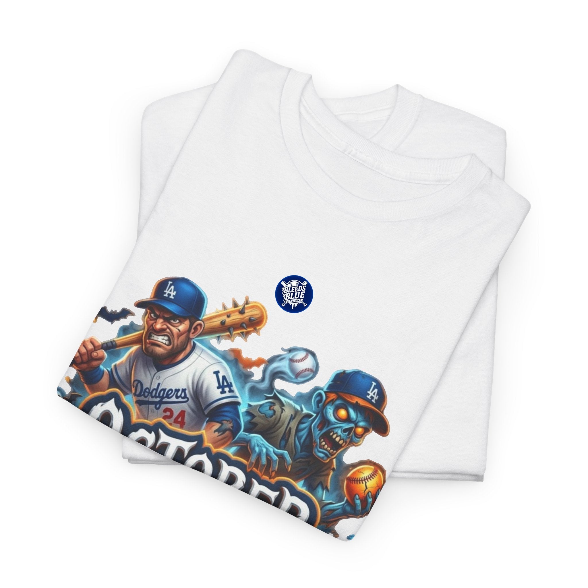 October Playoff Spirit Dodgers Baseball T-Shirt