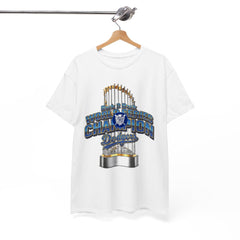Dodgers Gold Back 2 Back World Series Champion Tee Shirt - Unisex Heavy Cotton Casual Fit