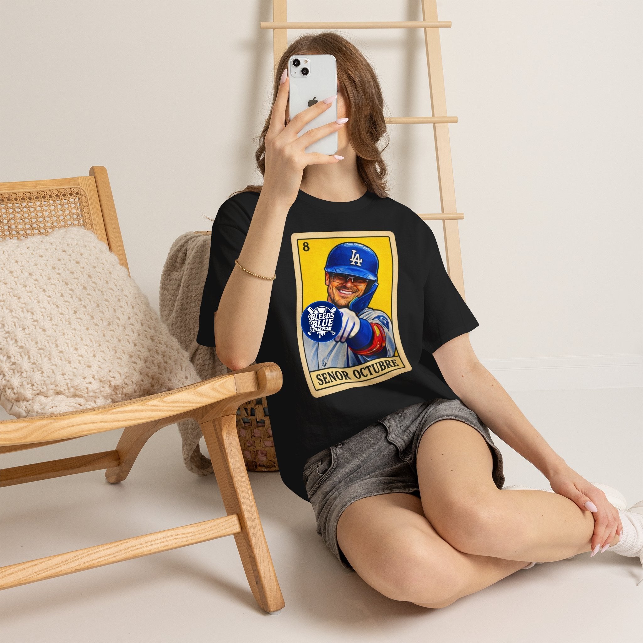 Baseball Kike Señor Octubre Loteria Card T-Shirt