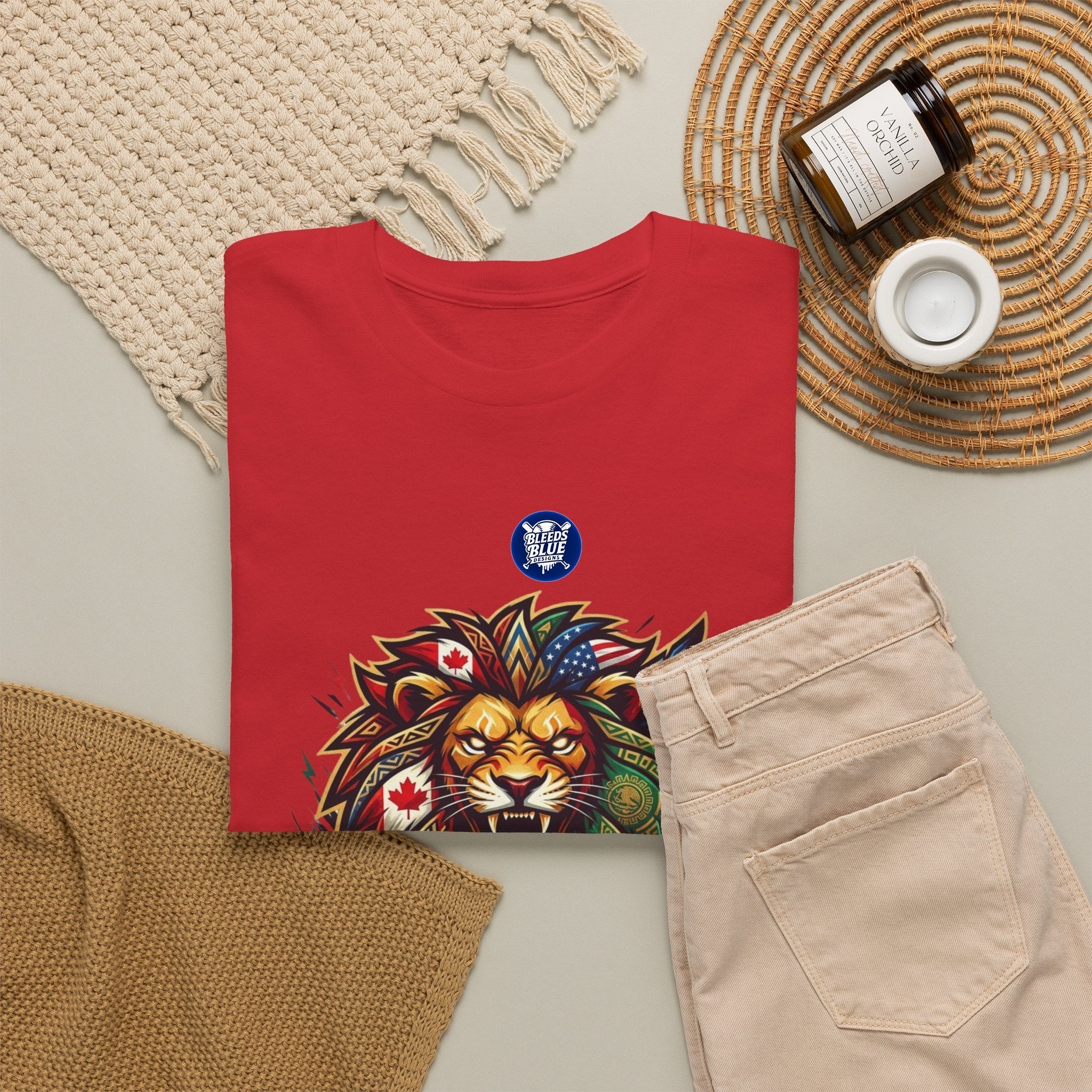 World Cup 2026 Lion Soccer T-Shirt — FIFA Fan Tee