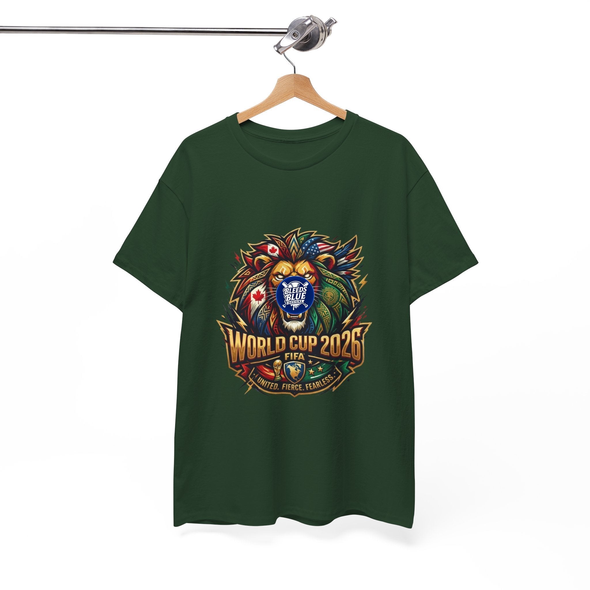 World Cup 2026 Lion Soccer T-Shirt — FIFA Fan Tee
