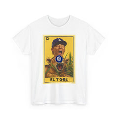 Yamamoto El Tigre Loteria Card Tee Shirt - Unisex Heavy Cotton Casual Fit
