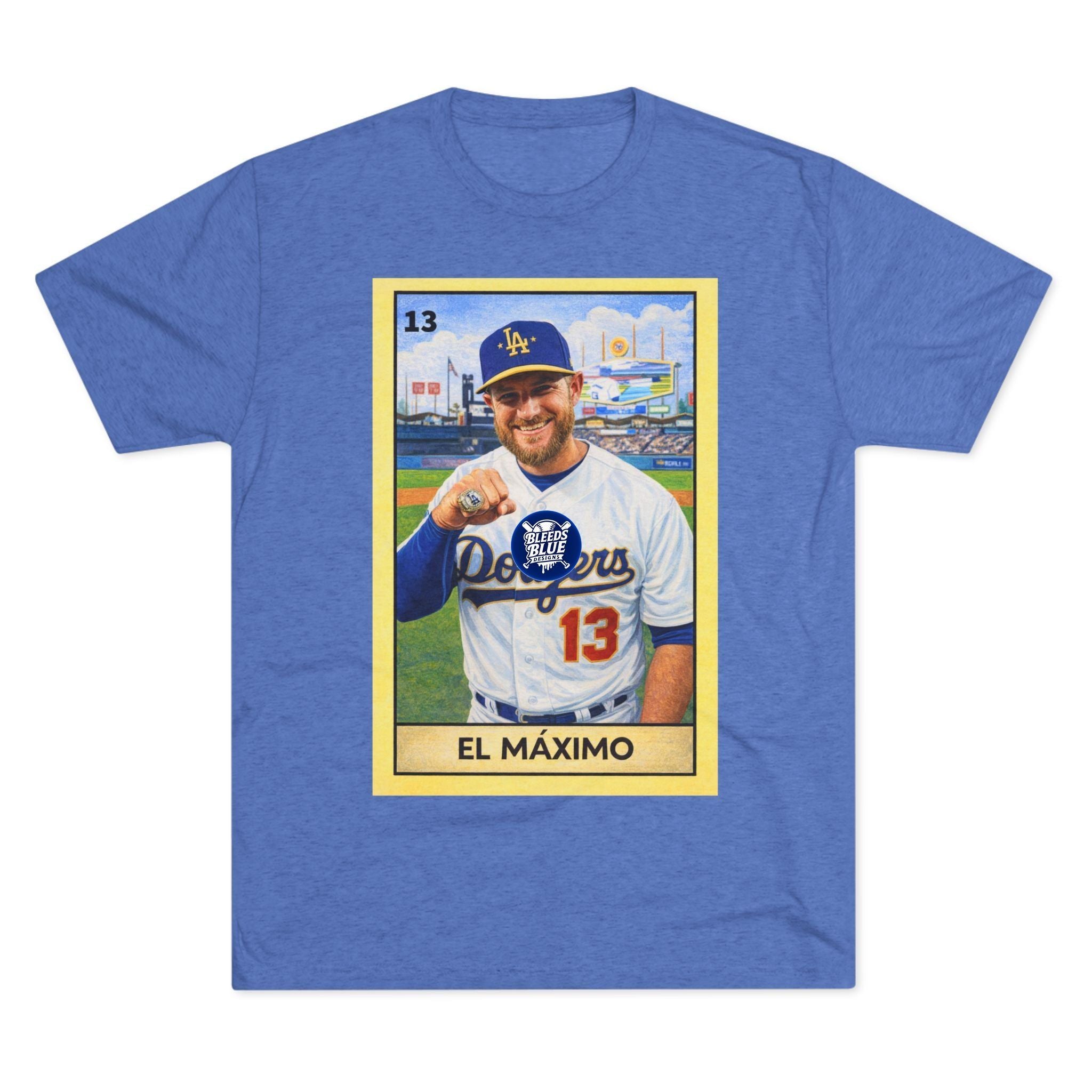 Muncy El Máximo Loteria Card Tee — Tri-Blend Crew T-Shirt