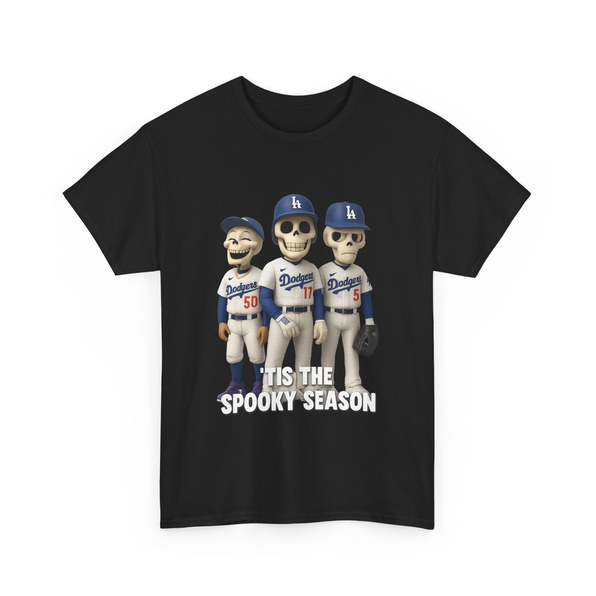 Tis the Spooky Season Trio Tee Shirt - Unisex Heavy Cotton Tee Casual Fit