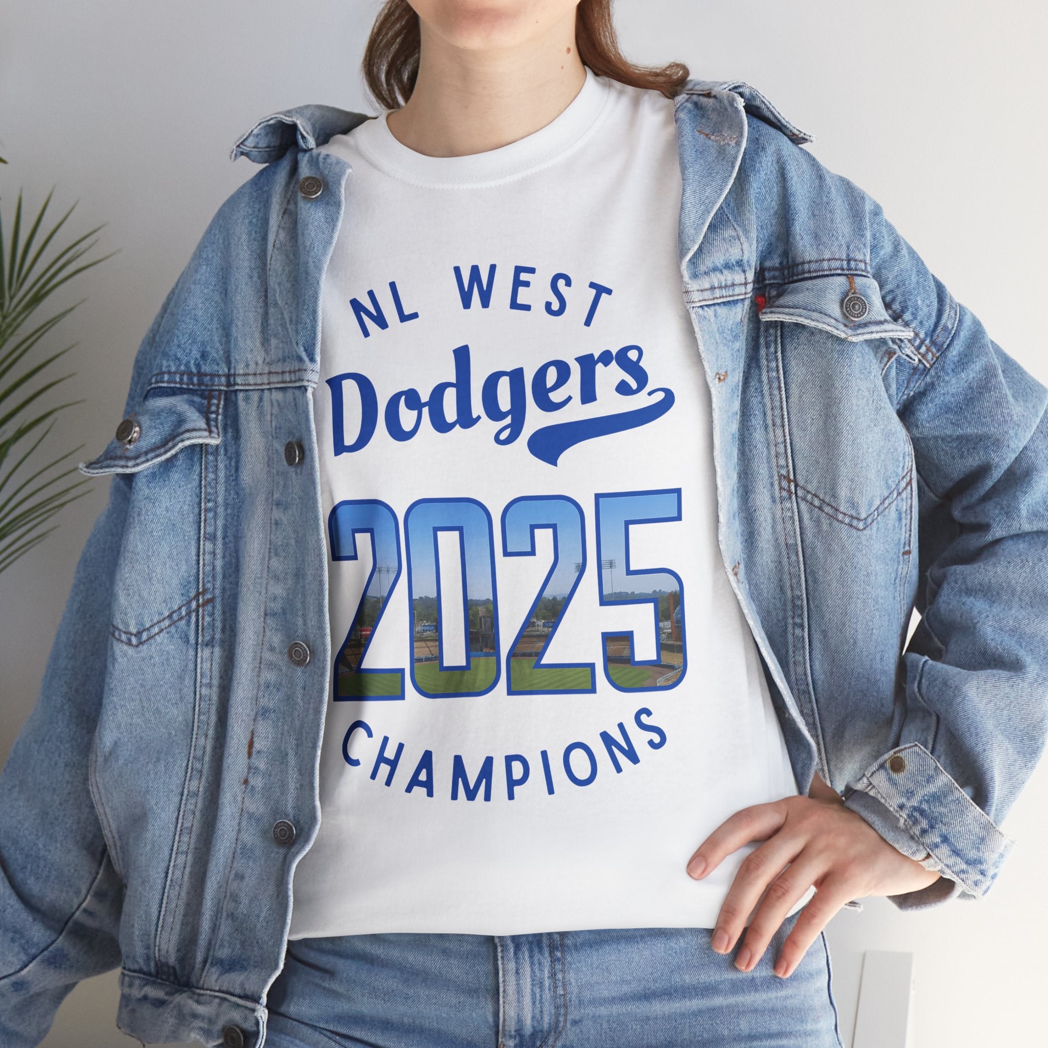 2025 NL West Champs Los Angeles Dodgers Tee Shirt