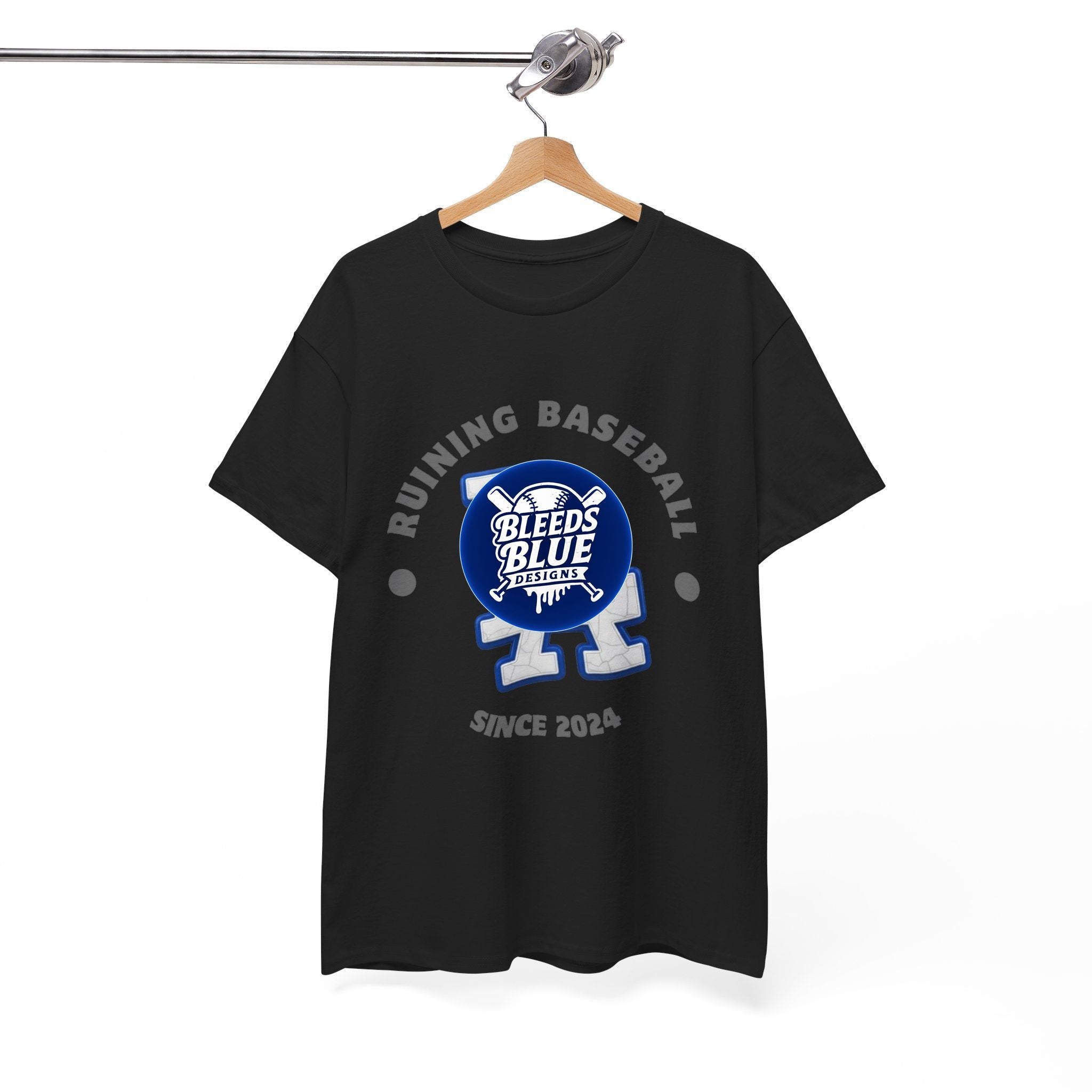 Ruining Baseball Since 2024 Tee Shirt - Unisex Heavy Cotton Casual Fit