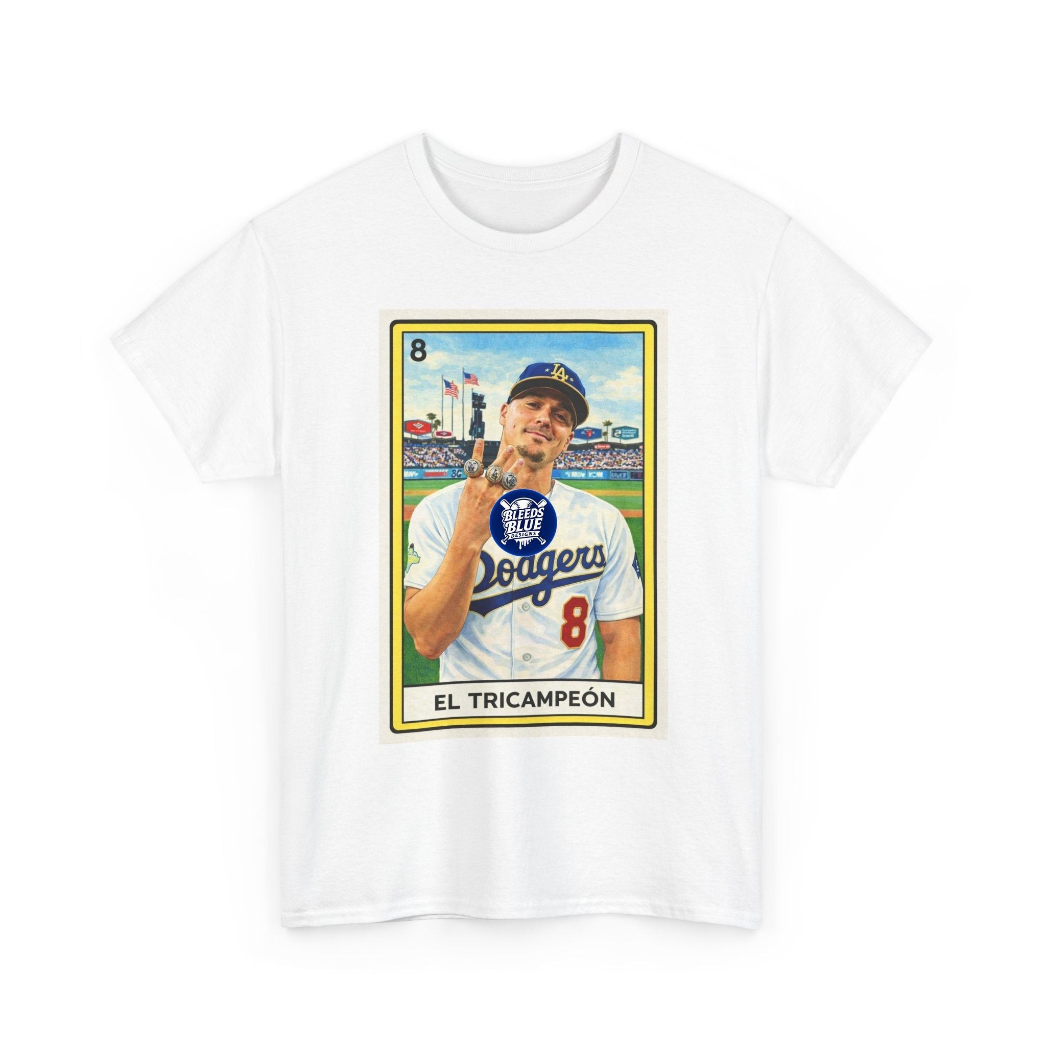 El Tricampeón Loteria Card Tee — Mexican Lotería-Inspired Champion Graphic Shirt