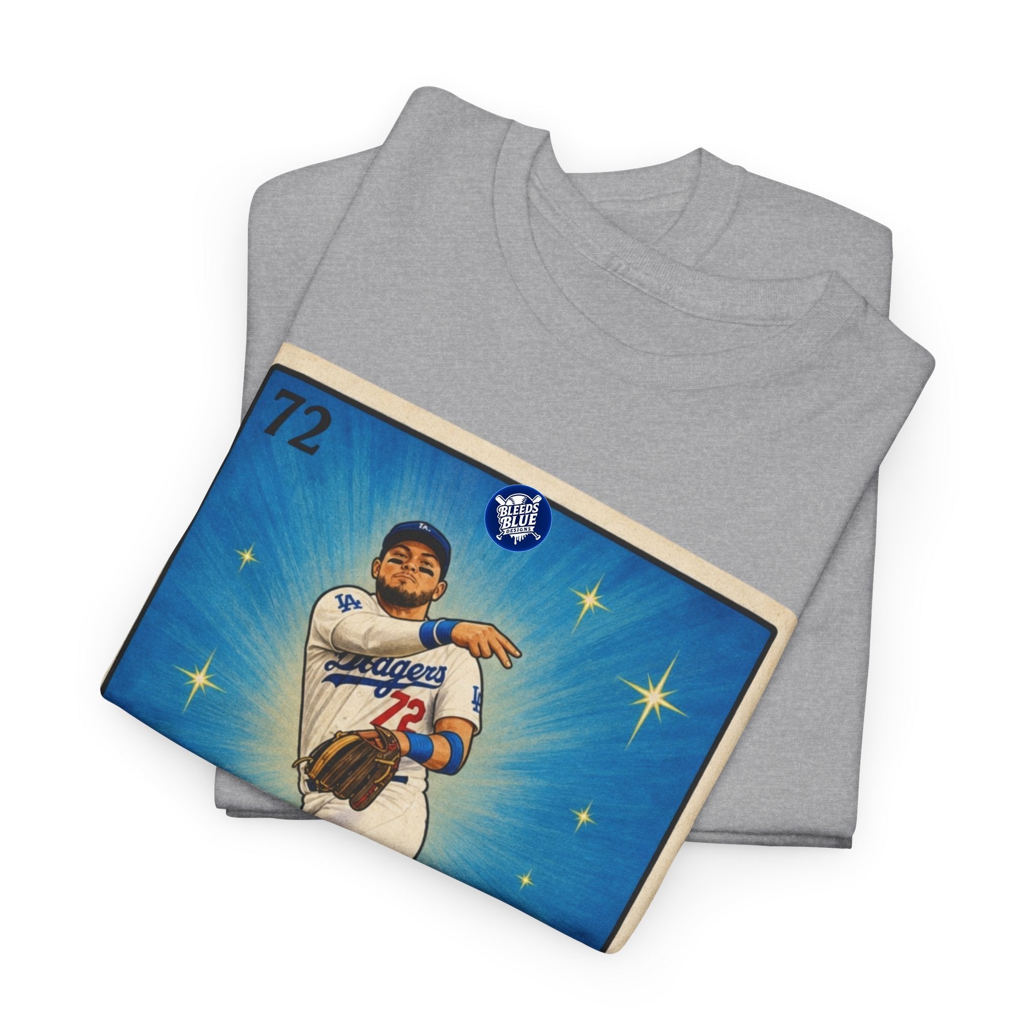 El Mago Loteria Card Tee — Lotería Style Miguel Rojas Graphic T-Shirt