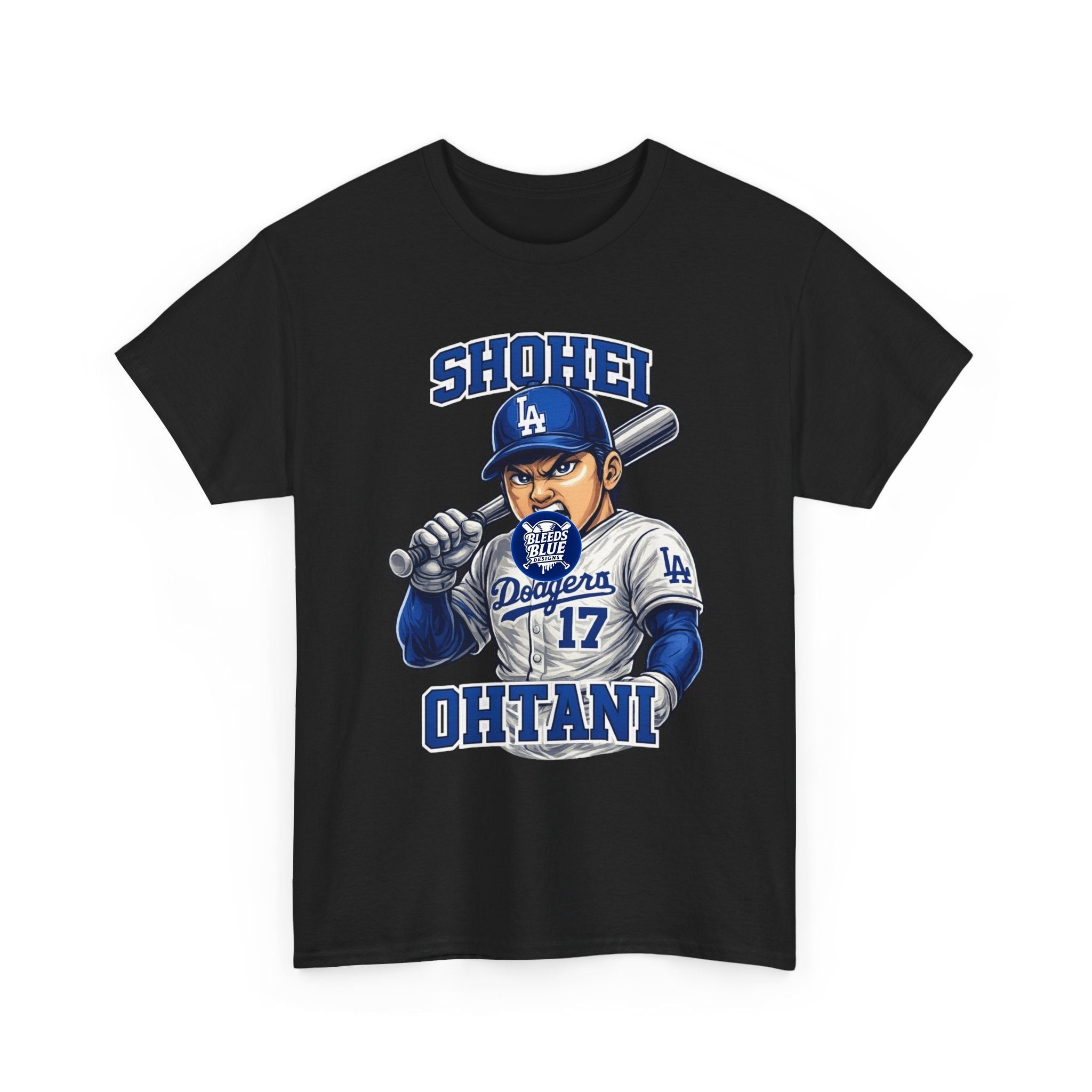 Shohei Ohtani Dodgers Baseball Tee — Player Illustration Jersey Top